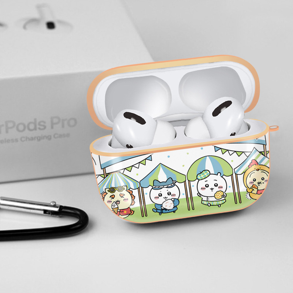 ちいかわ Chii-kawa 【AirPods Pro用】ハードシェル保護ケース｜耐衝撃・防指紋・カラビナ付き商品仕様