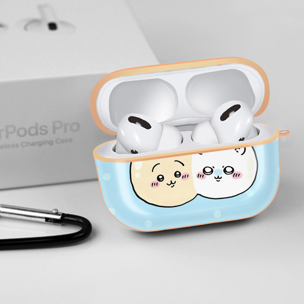 ちいかわ Chii-kawa 【AirPods Pro用】ハードシェル保護ケース｜耐衝撃・防指紋・カラビナ付き商品仕様