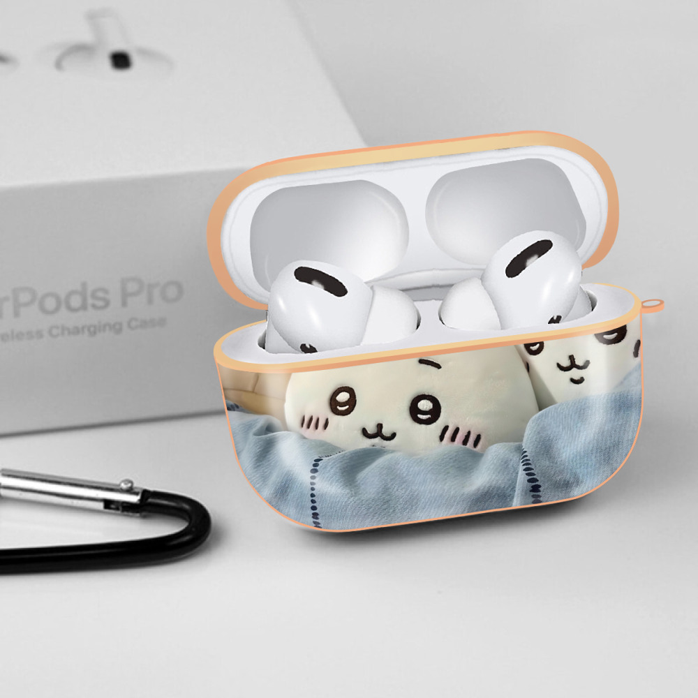 ちいかわ Chii-kawa 【AirPods Pro用】ハードシェル保護ケース｜耐衝撃・防指紋・カラビナ付き商品仕様