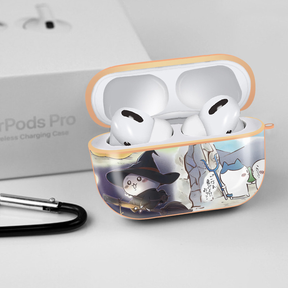 ちいかわ Chii-kawa 【AirPods Pro用】ハードシェル保護ケース｜耐衝撃・防指紋・カラビナ付き商品仕様