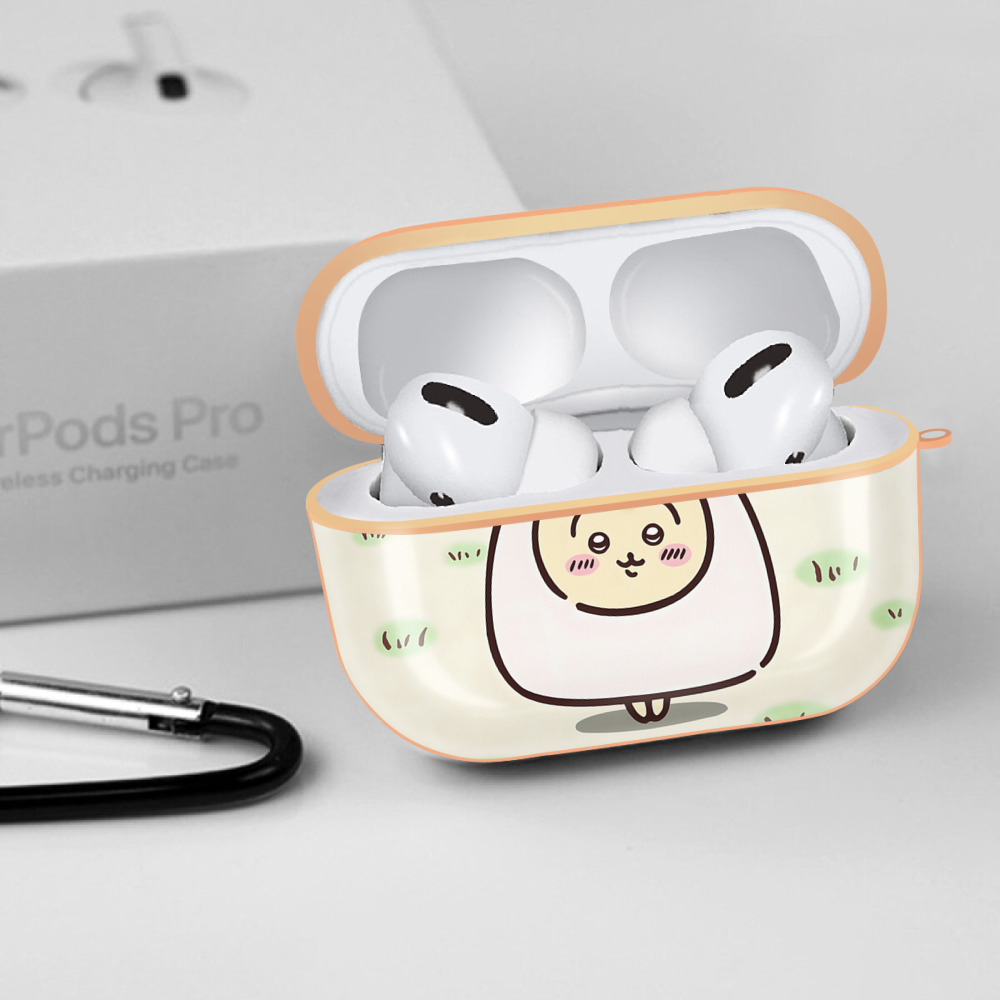 ちいかわ Chii-kawa 【AirPods Pro用】ハードシェル保護ケース｜耐衝撃・防指紋・カラビナ付き商品仕様