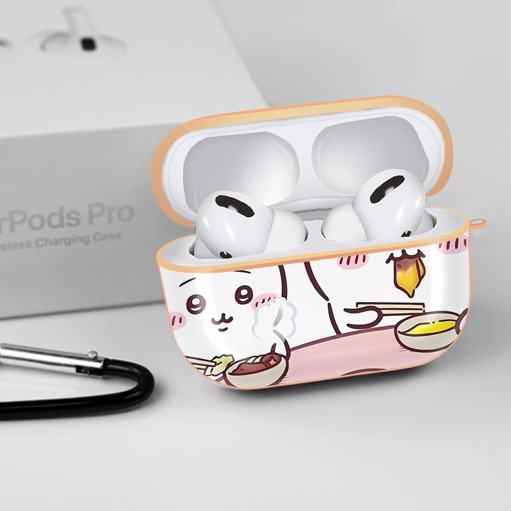 ちいかわ Chii-kawa 【AirPods Pro用】ハードシェル保護ケース｜耐衝撃・防指紋・カラビナ付き商品仕様