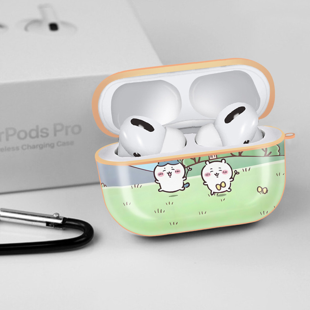 ちいかわ Chii-kawa 【AirPods Pro用】ハードシェル保護ケース｜耐衝撃・防指紋・カラビナ付き商品仕様