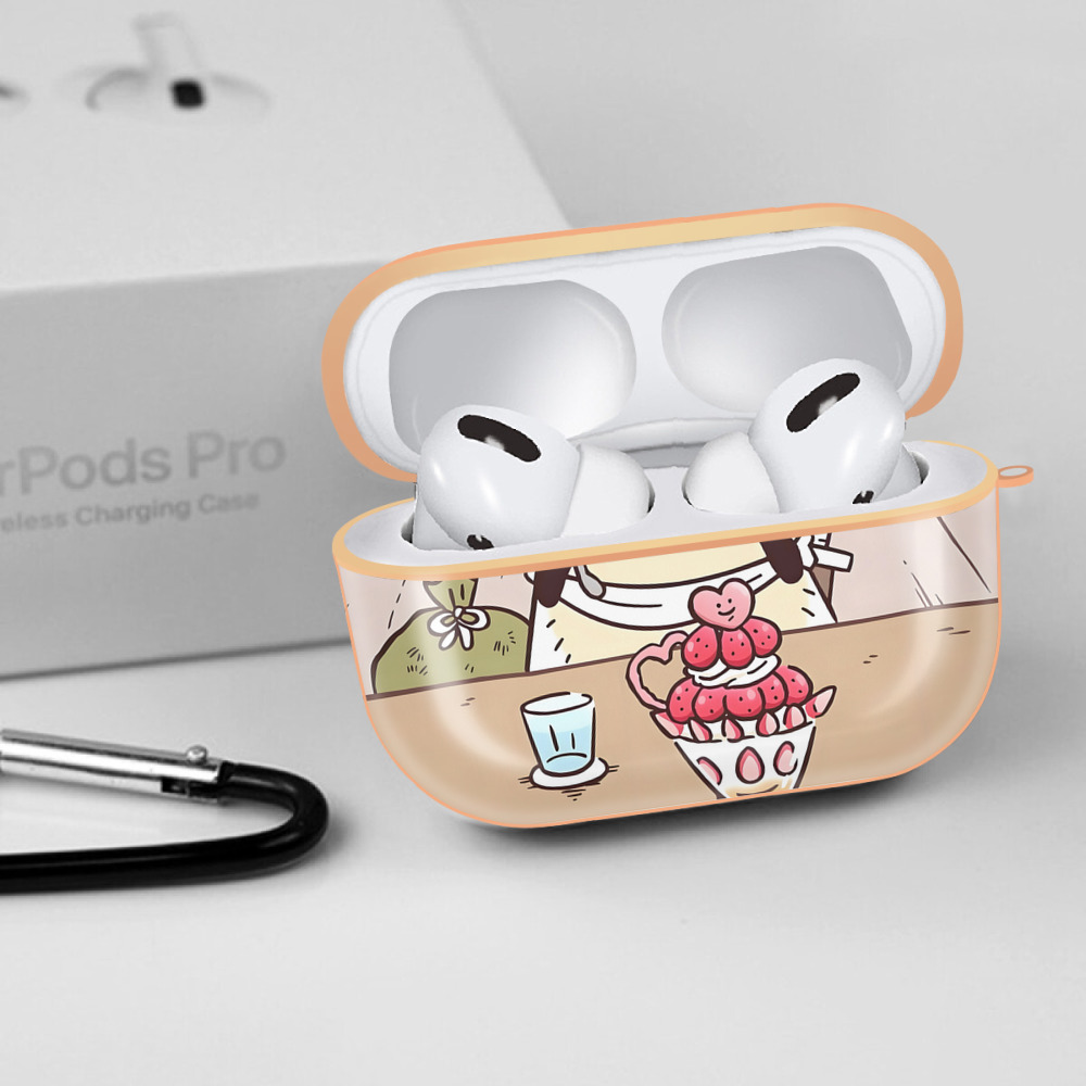 ちいかわ Chii-kawa 【AirPods Pro用】ハードシェル保護ケース｜耐衝撃・防指紋・カラビナ付き商品仕様