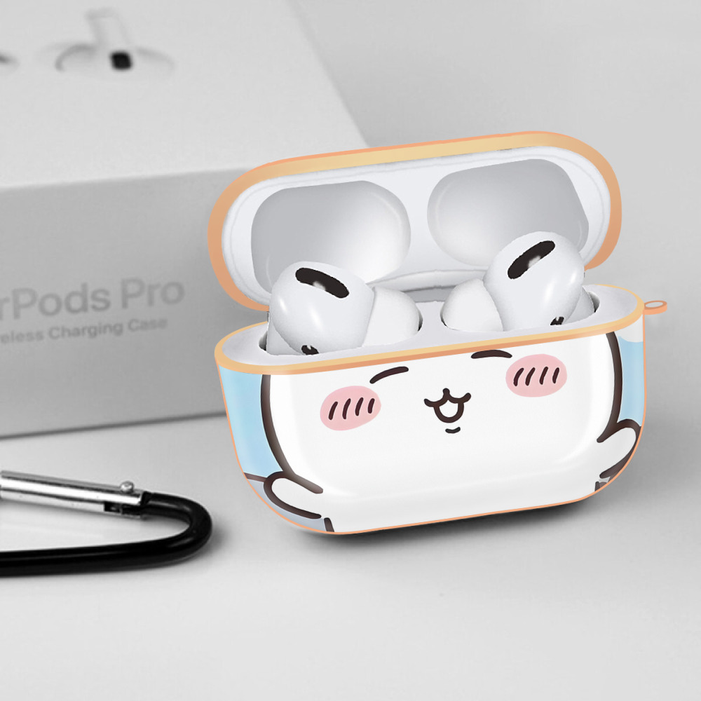 ちいかわ Chii-kawa 【AirPods Pro用】ハードシェル保護ケース｜耐衝撃・防指紋・カラビナ付き商品仕様