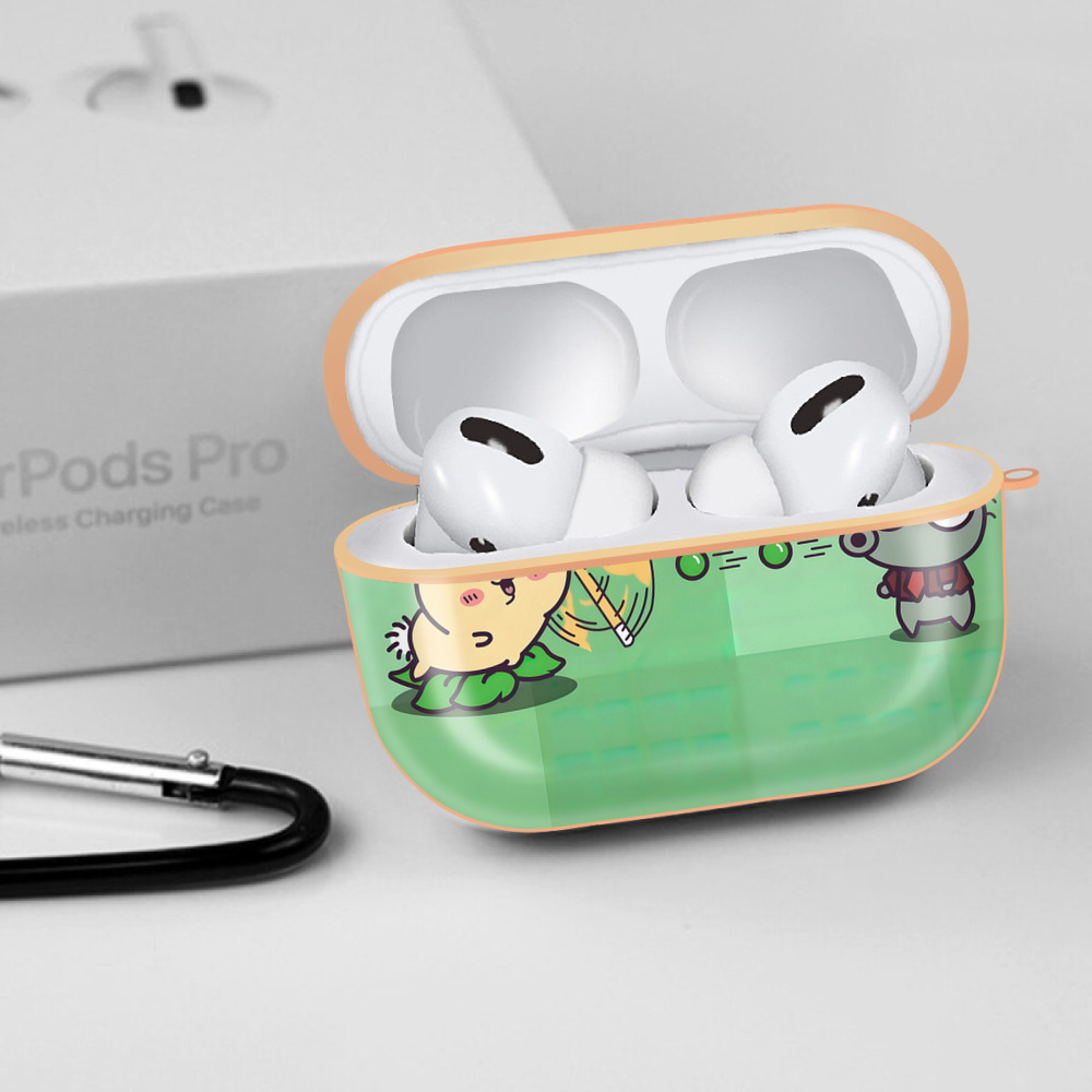ちいかわ Chii-kawa 【AirPods Pro用】ハードシェル保護ケース｜耐衝撃・防指紋・カラビナ付き商品仕様