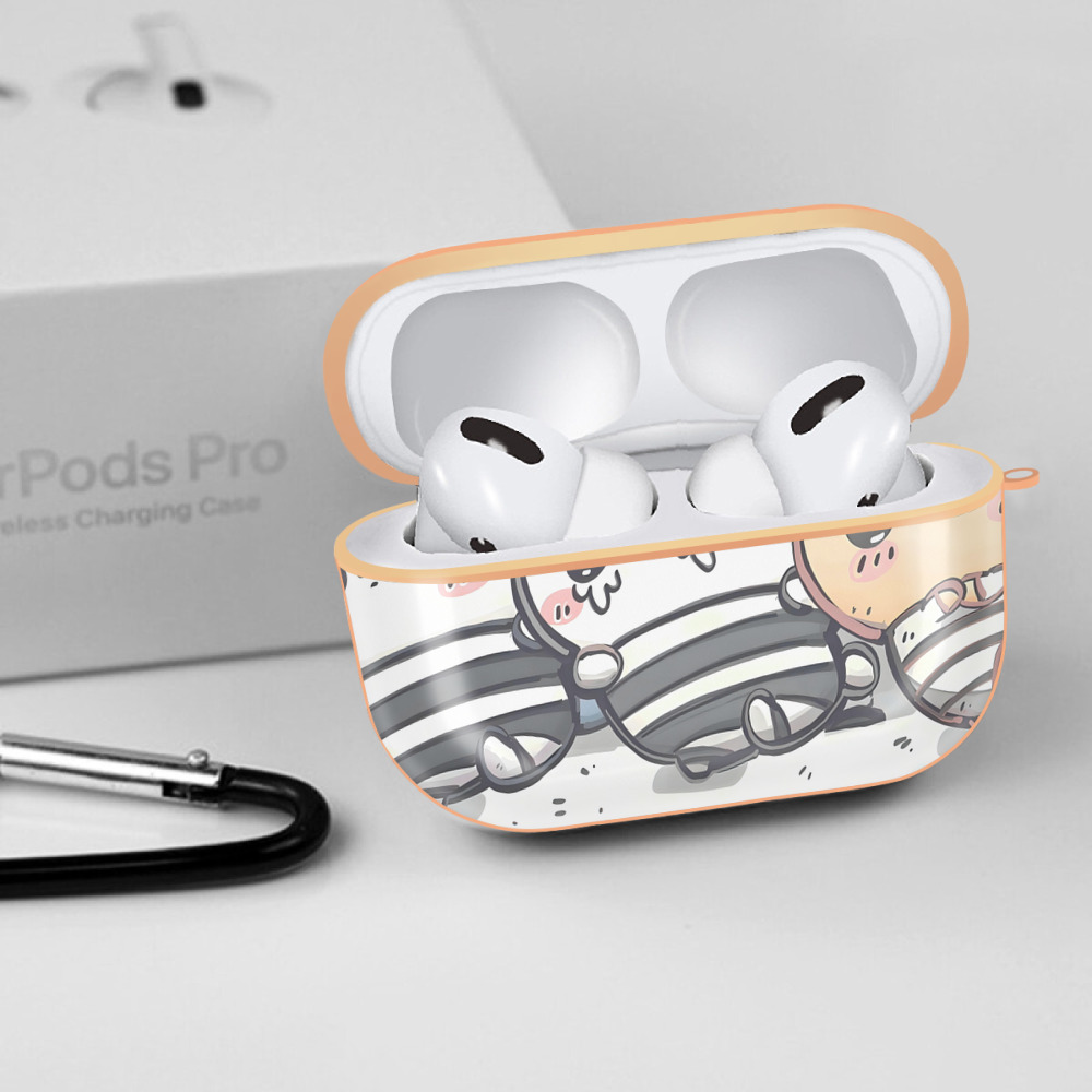 ちいかわ Chii-kawa 【AirPods Pro用】ハードシェル保護ケース｜耐衝撃・防指紋・カラビナ付き商品仕様