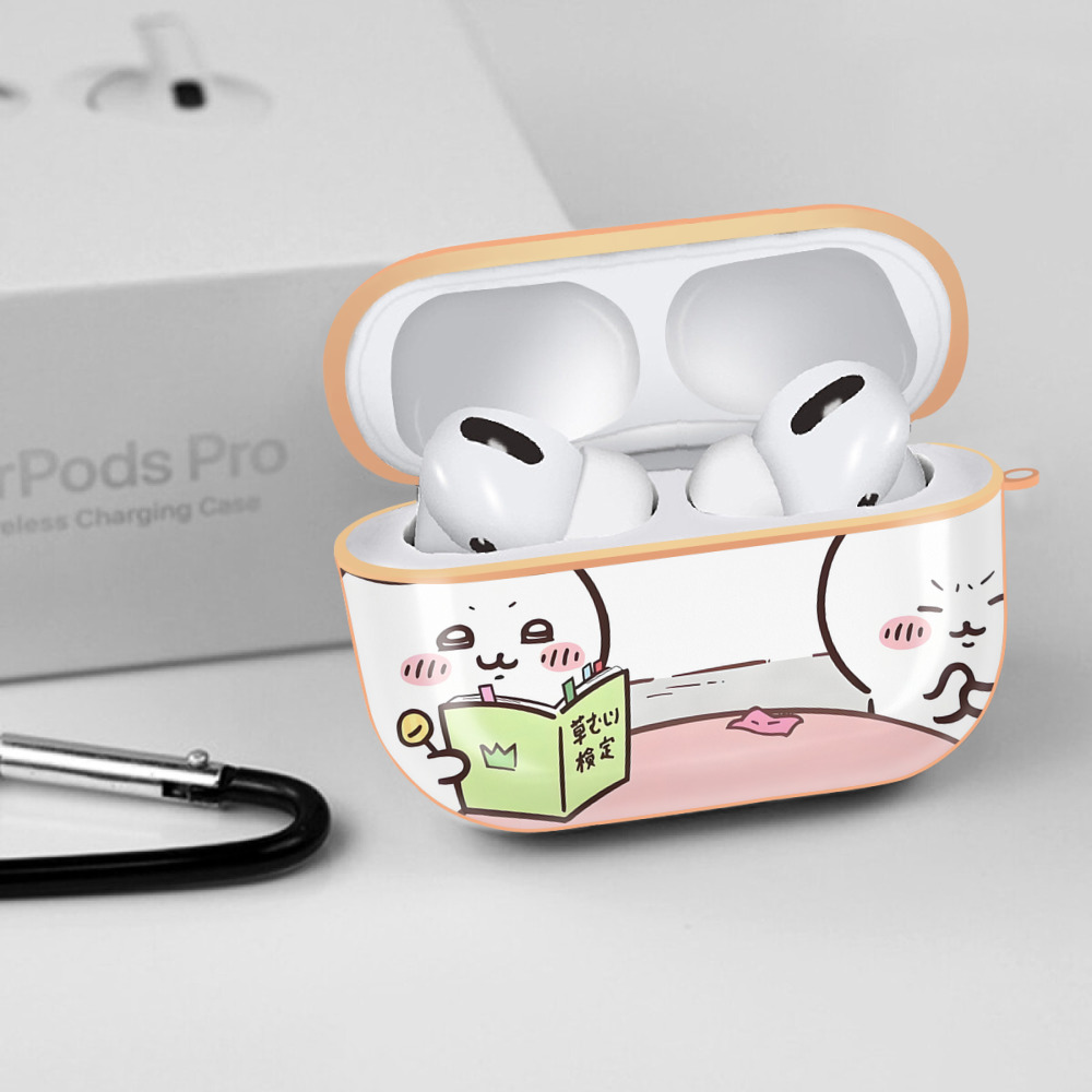ちいかわ Chii-kawa 【AirPods Pro用】ハードシェル保護ケース｜耐衝撃・防指紋・カラビナ付き商品仕様