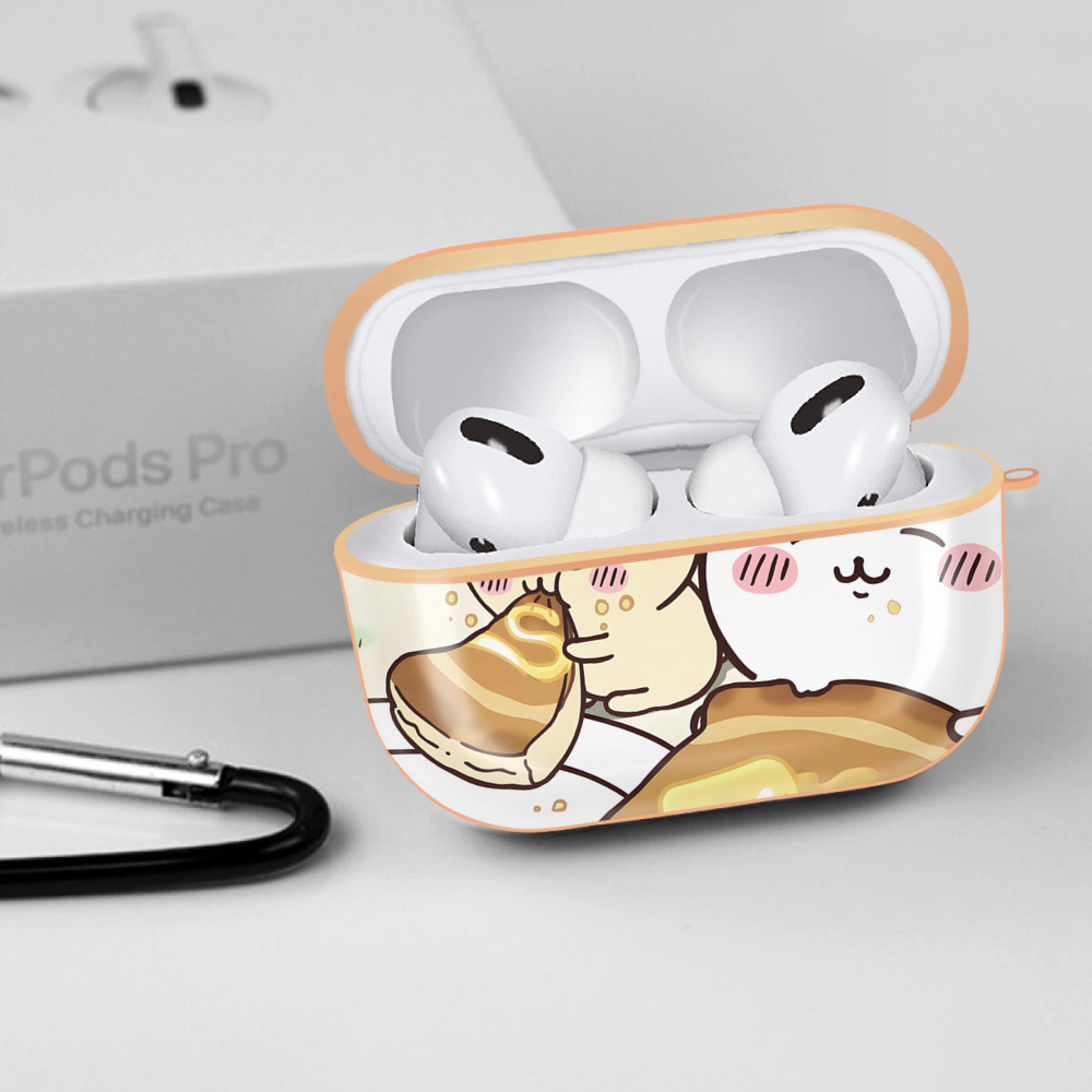 ちいかわ Chii-kawa 【AirPods Pro用】ハードシェル保護ケース｜耐衝撃・防指紋・カラビナ付き商品仕様