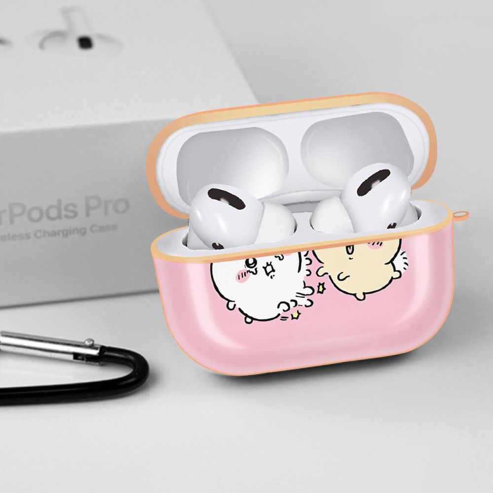 ちいかわ Chii-kawa 【AirPods Pro用】ハードシェル保護ケース｜耐衝撃・防指紋・カラビナ付き商品仕様