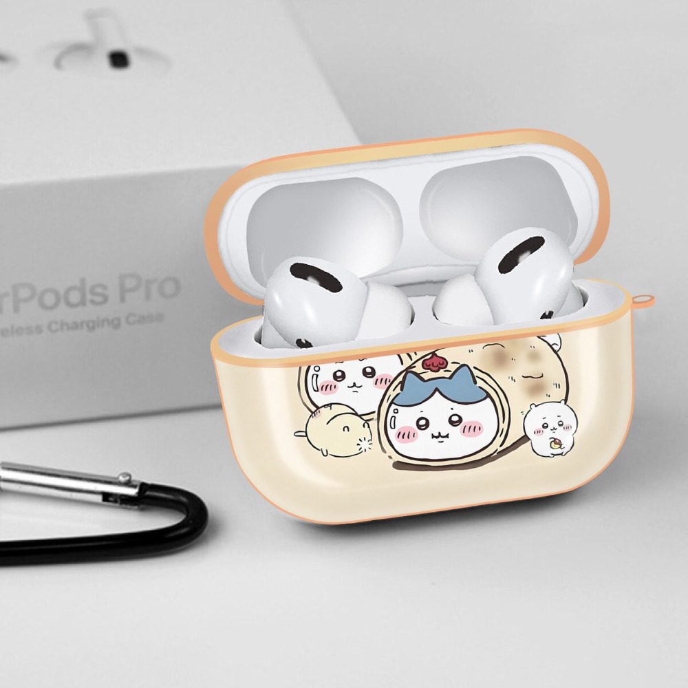 ちいかわ Chii-kawa 【AirPods Pro用】ハードシェル保護ケース｜耐衝撃・防指紋・カラビナ付き商品仕様