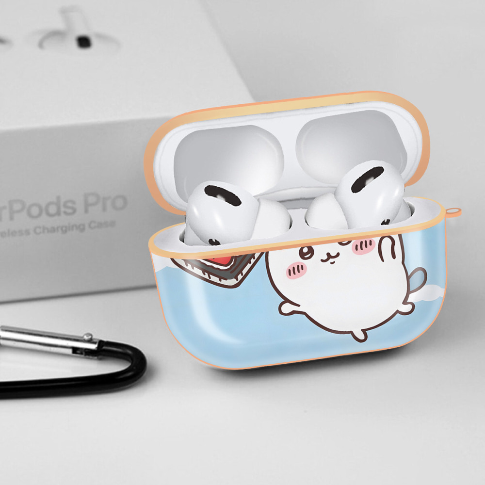 ちいかわ Chii-kawa 【AirPods Pro用】ハードシェル保護ケース｜耐衝撃・防指紋・カラビナ付き商品仕様