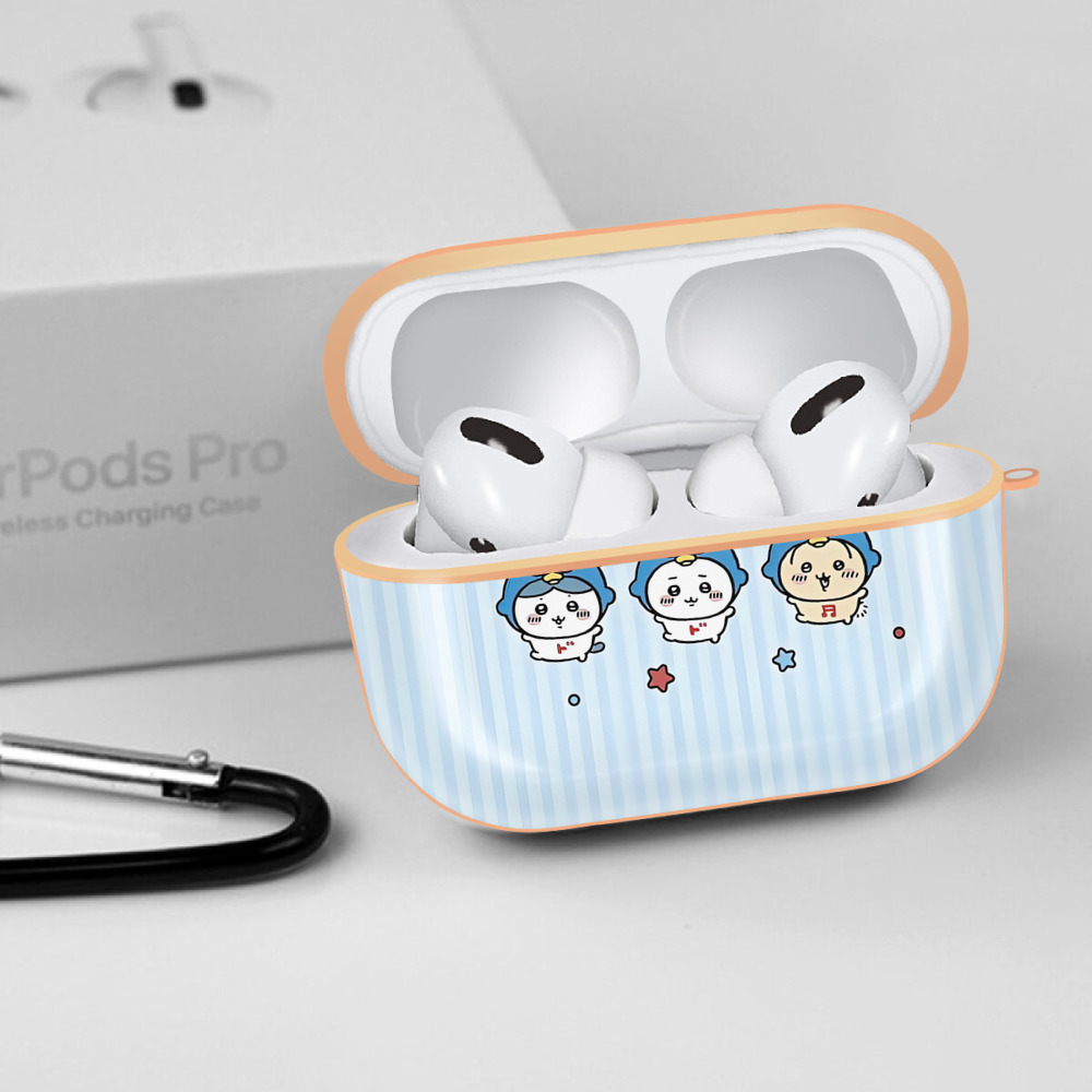 ちいかわ Chii-kawa 【AirPods Pro用】ハードシェル保護ケース｜耐衝撃・防指紋・カラビナ付き商品仕様