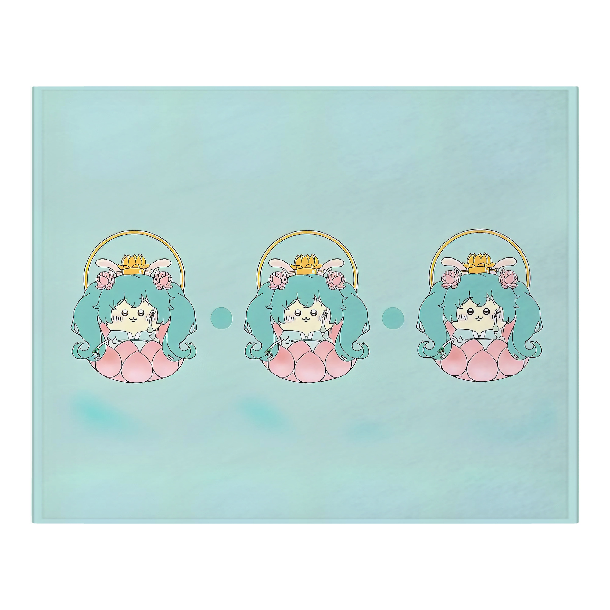 （画像用） ちいかわ Chii-kawa フランネルブランケット・多サイズ対応（横型）