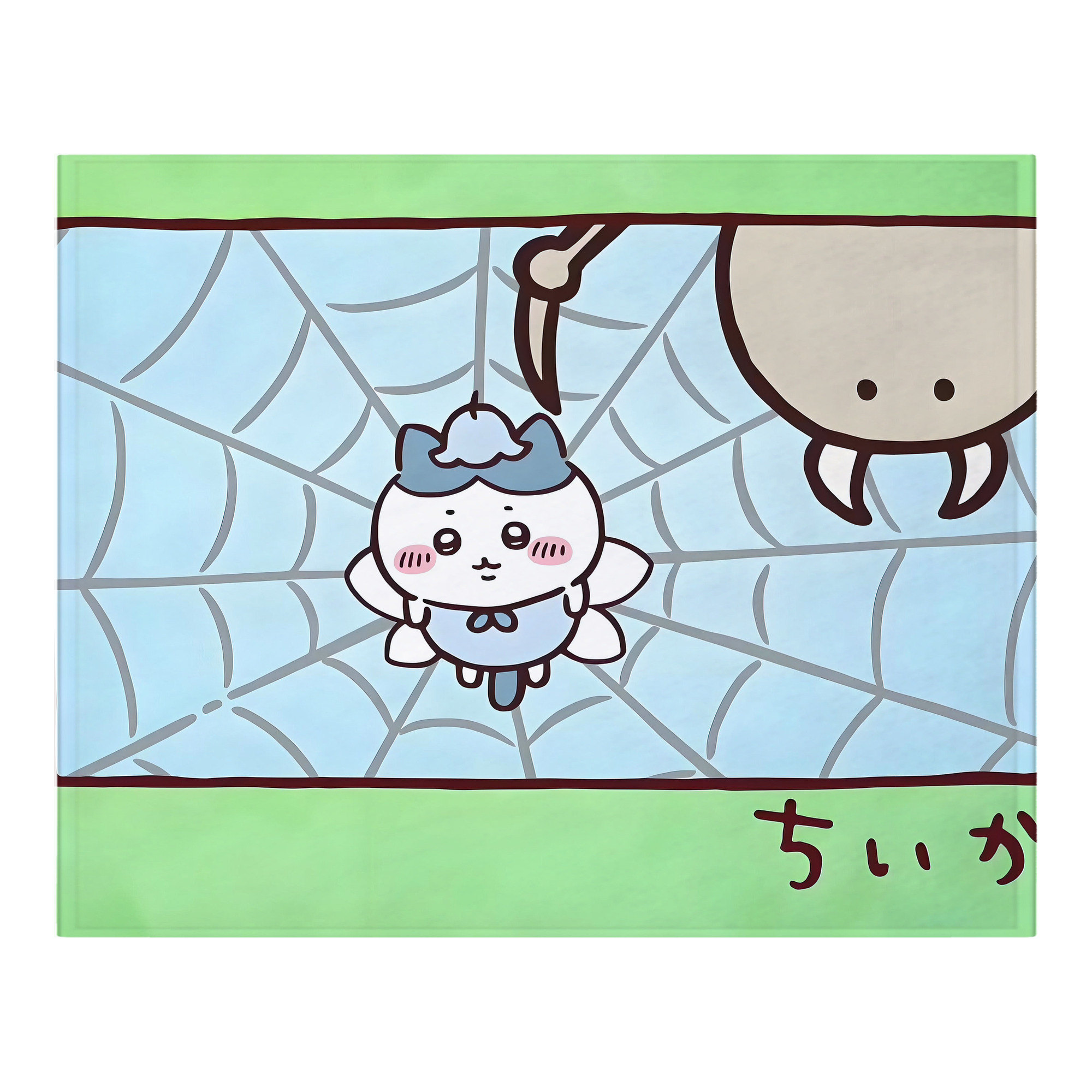 （画像用） ちいかわ Chii-kawa フランネルブランケット・多サイズ対応（横型）
