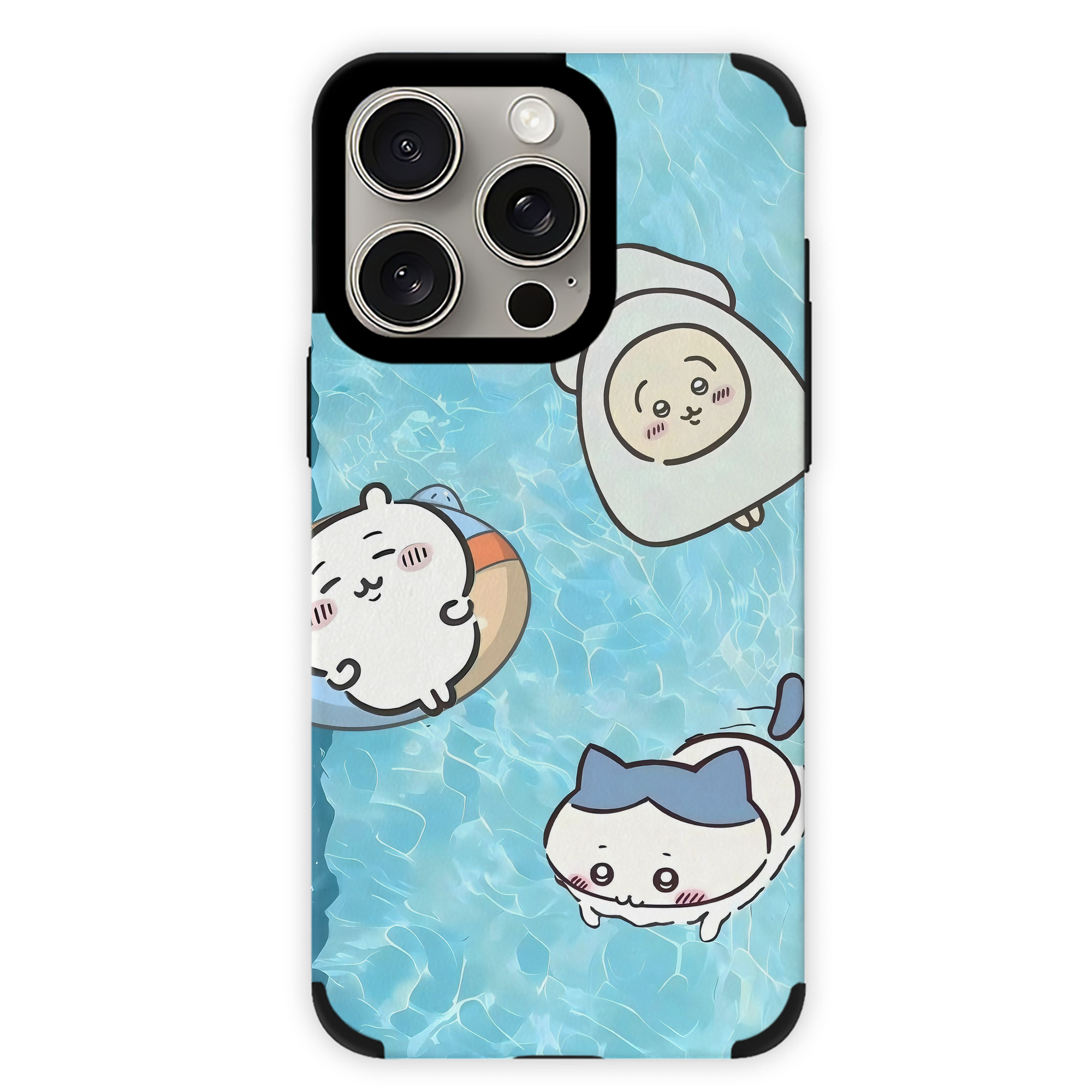 （画像用） ちいかわ Chii-kawa 【iPhone15ProMax対応】 PUレザー スマホケース 耐衝撃＆黄変防止
