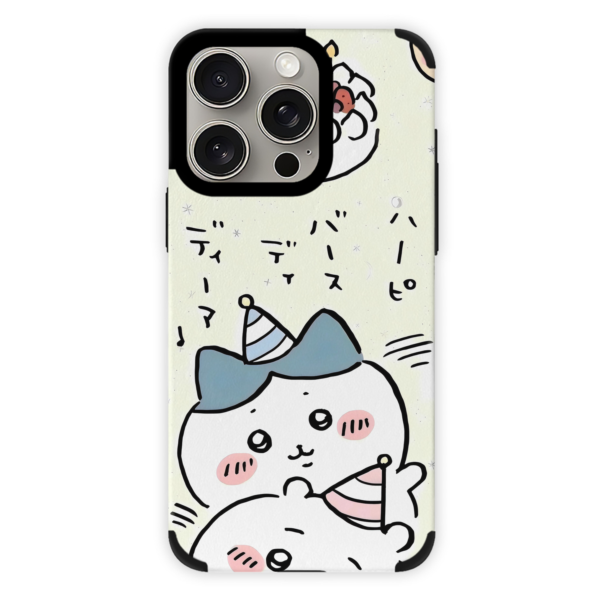 （画像用） ちいかわ Chii-kawa 【iPhone15ProMax対応】 PUレザー スマホケース 耐衝撃＆黄変防止