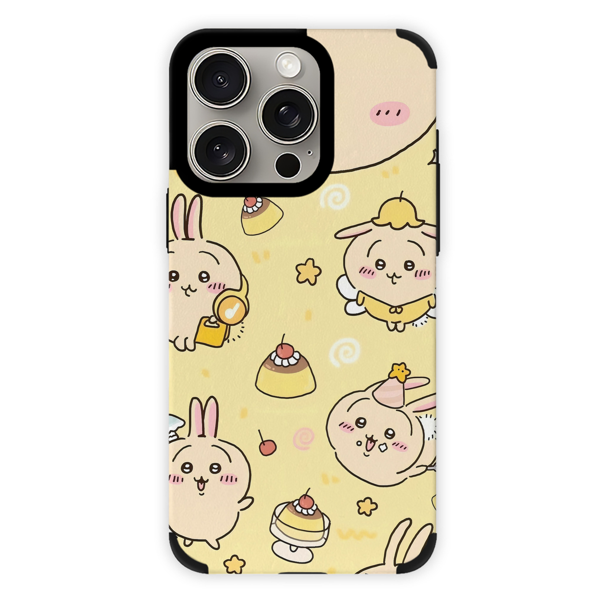 （画像用） ちいかわ Chii-kawa 【iPhone15ProMax対応】 PUレザー スマホケース 耐衝撃＆黄変防止