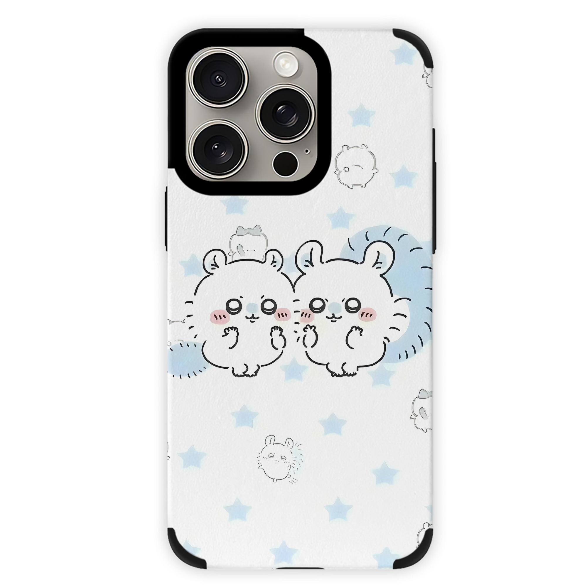 （画像用） ちいかわ Chii-kawa 【iPhone15ProMax対応】 PUレザー スマホケース 耐衝撃＆黄変防止