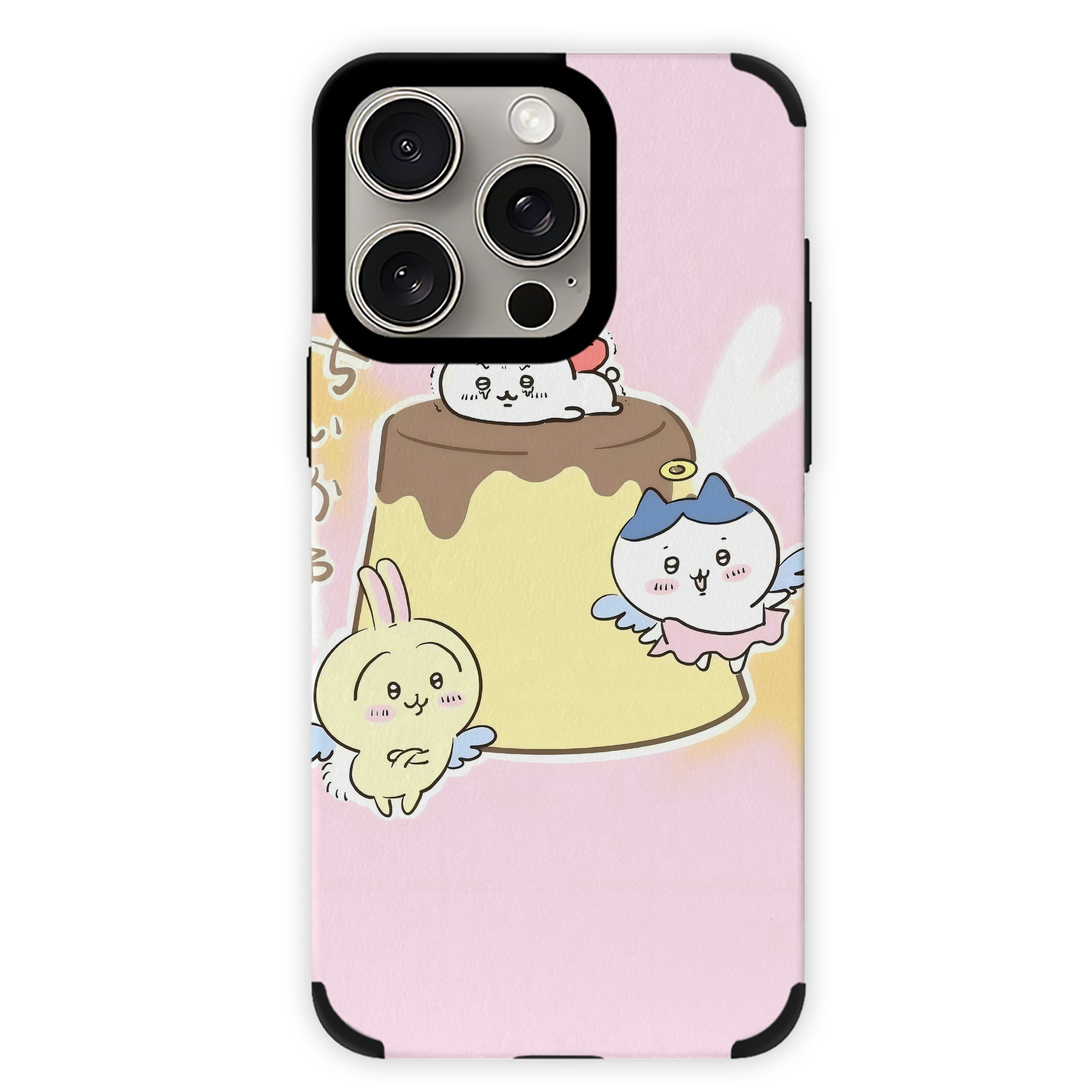 （画像用） ちいかわ Chii-kawa 【iPhone15ProMax対応】 PUレザー スマホケース 耐衝撃＆黄変防止