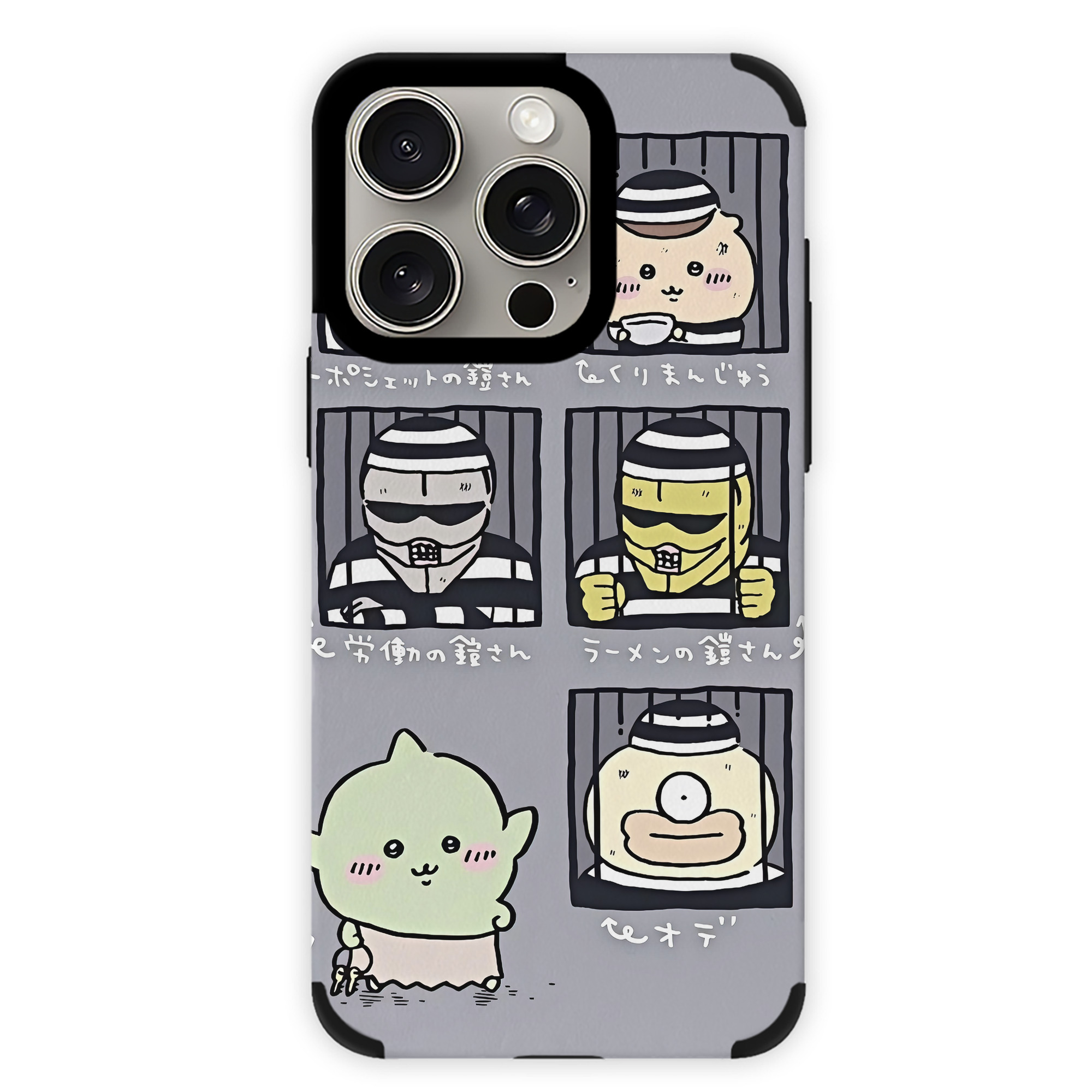 （画像用） ちいかわ Chii-kawa 【iPhone15ProMax対応】 PUレザー スマホケース 耐衝撃＆黄変防止