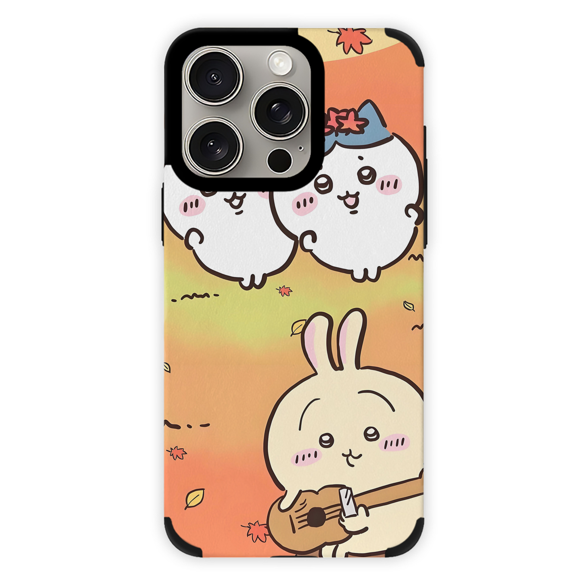 （画像用） ちいかわ Chii-kawa 【iPhone15ProMax対応】 PUレザー スマホケース 耐衝撃＆黄変防止