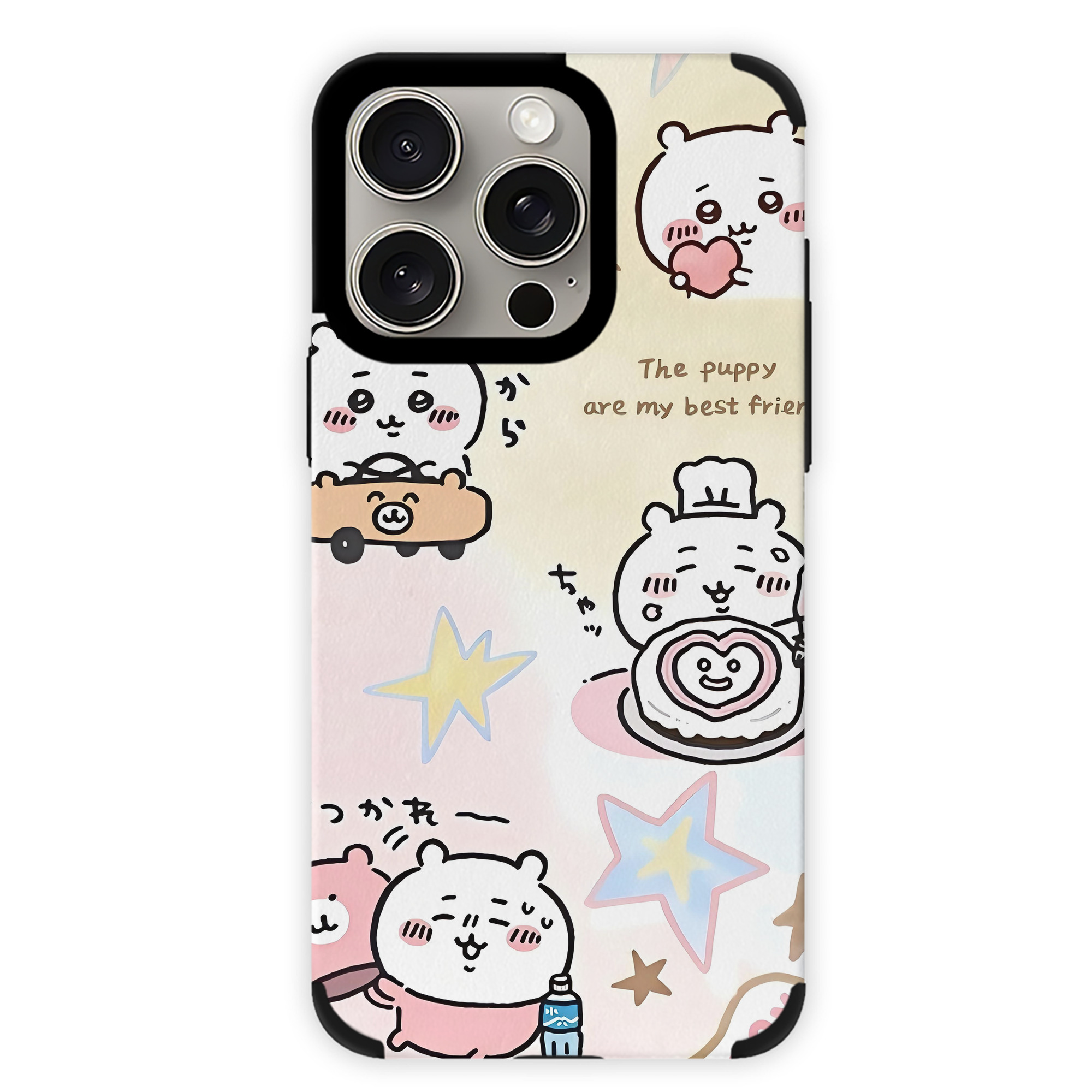 （画像用） ちいかわ Chii-kawa 【iPhone15ProMax対応】 PUレザー スマホケース 耐衝撃＆黄変防止