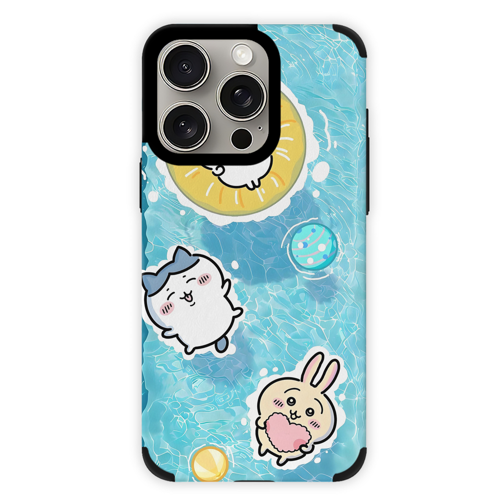 （画像用） ちいかわ Chii-kawa 【iPhone15ProMax対応】 PUレザー スマホケース 耐衝撃＆黄変防止