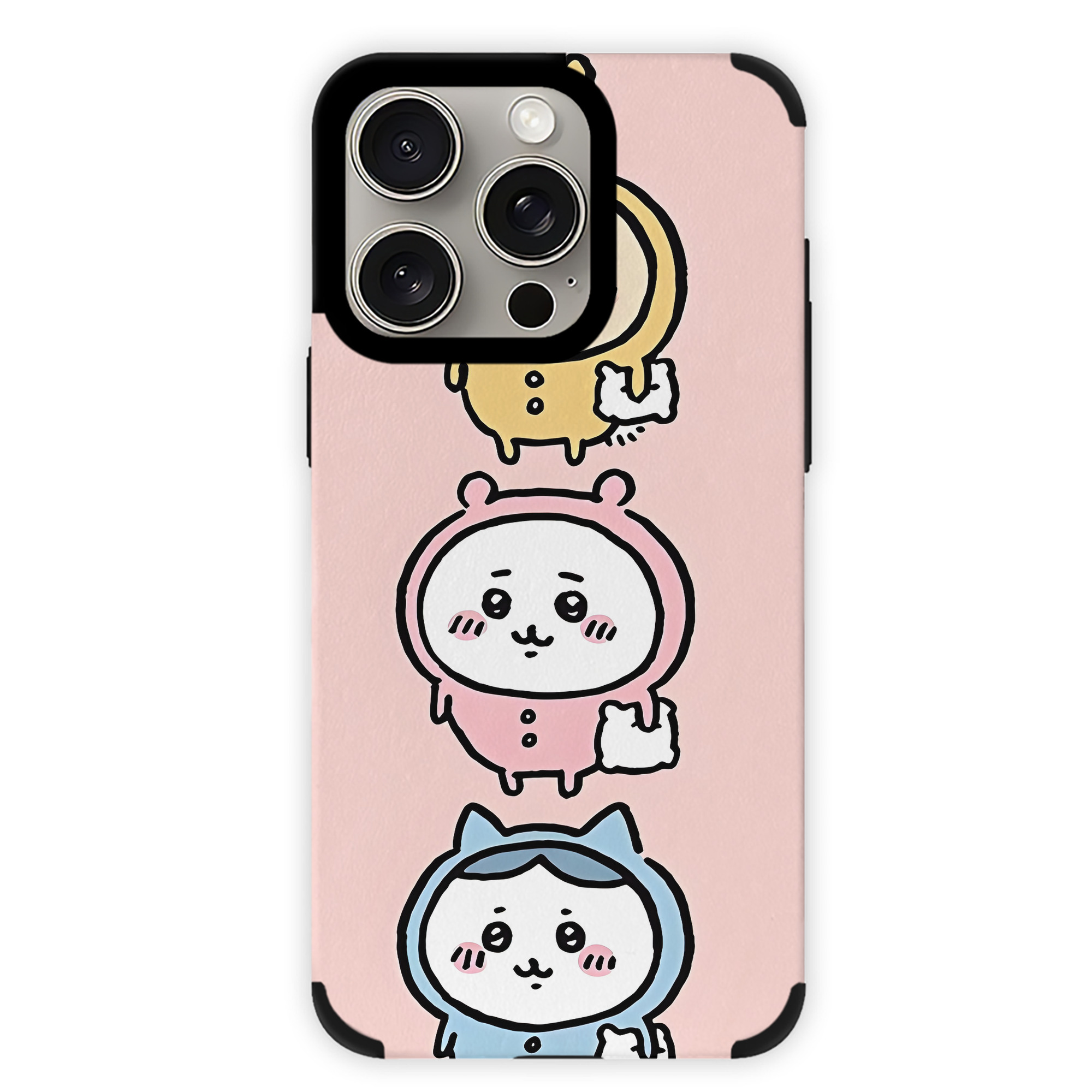 （画像用） ちいかわ Chii-kawa 【iPhone15ProMax対応】 PUレザー スマホケース 耐衝撃＆黄変防止