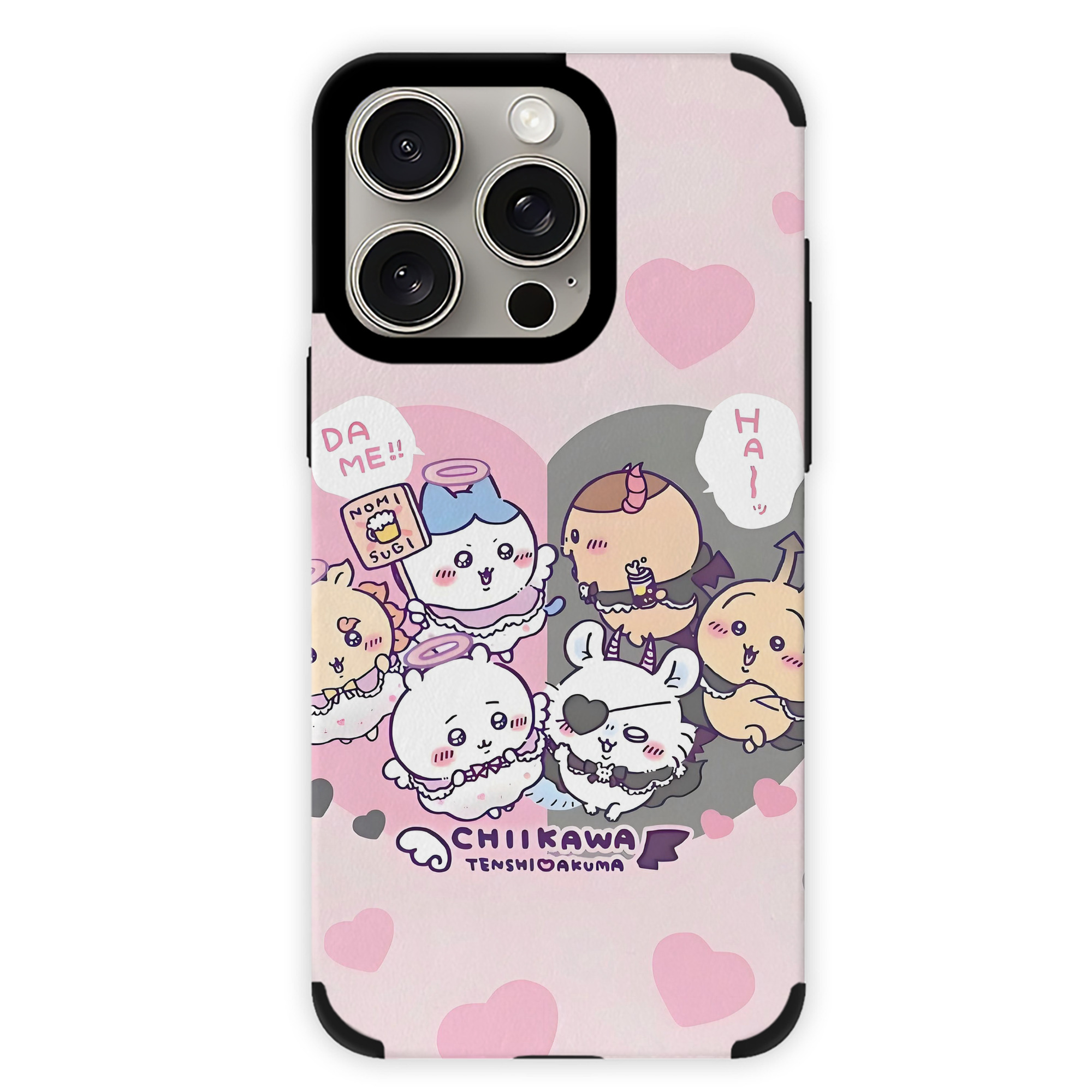 （画像用） ちいかわ Chii-kawa 【iPhone15ProMax対応】 PUレザー スマホケース 耐衝撃＆黄変防止