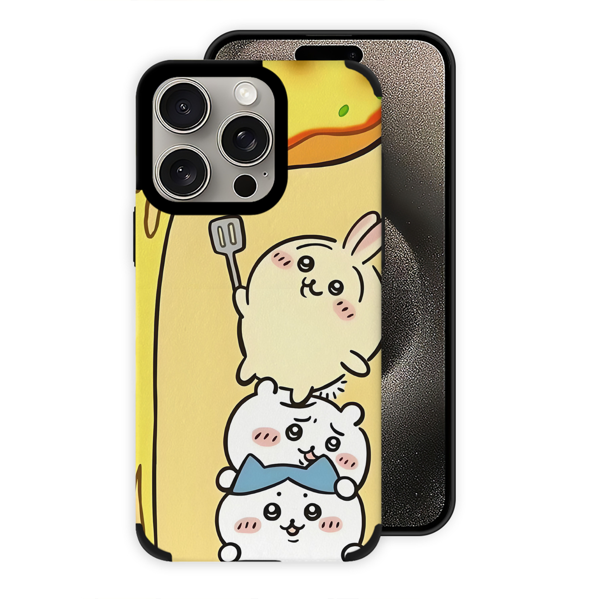 （画像用） ちいかわ Chii-kawa 【iPhone15ProMax対応】 PUレザー スマホケース 耐衝撃＆黄変防止