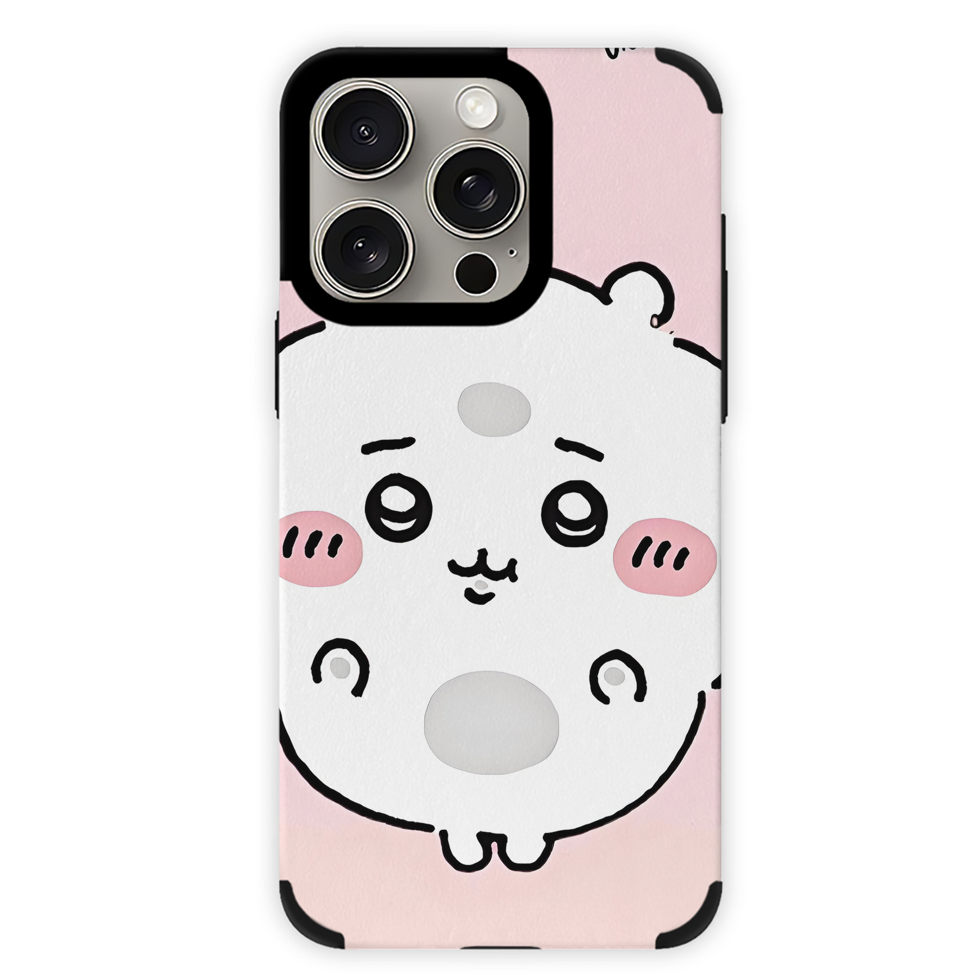 （画像用） ちいかわ Chii-kawa 【iPhone15ProMax対応】 PUレザー スマホケース 耐衝撃＆黄変防止