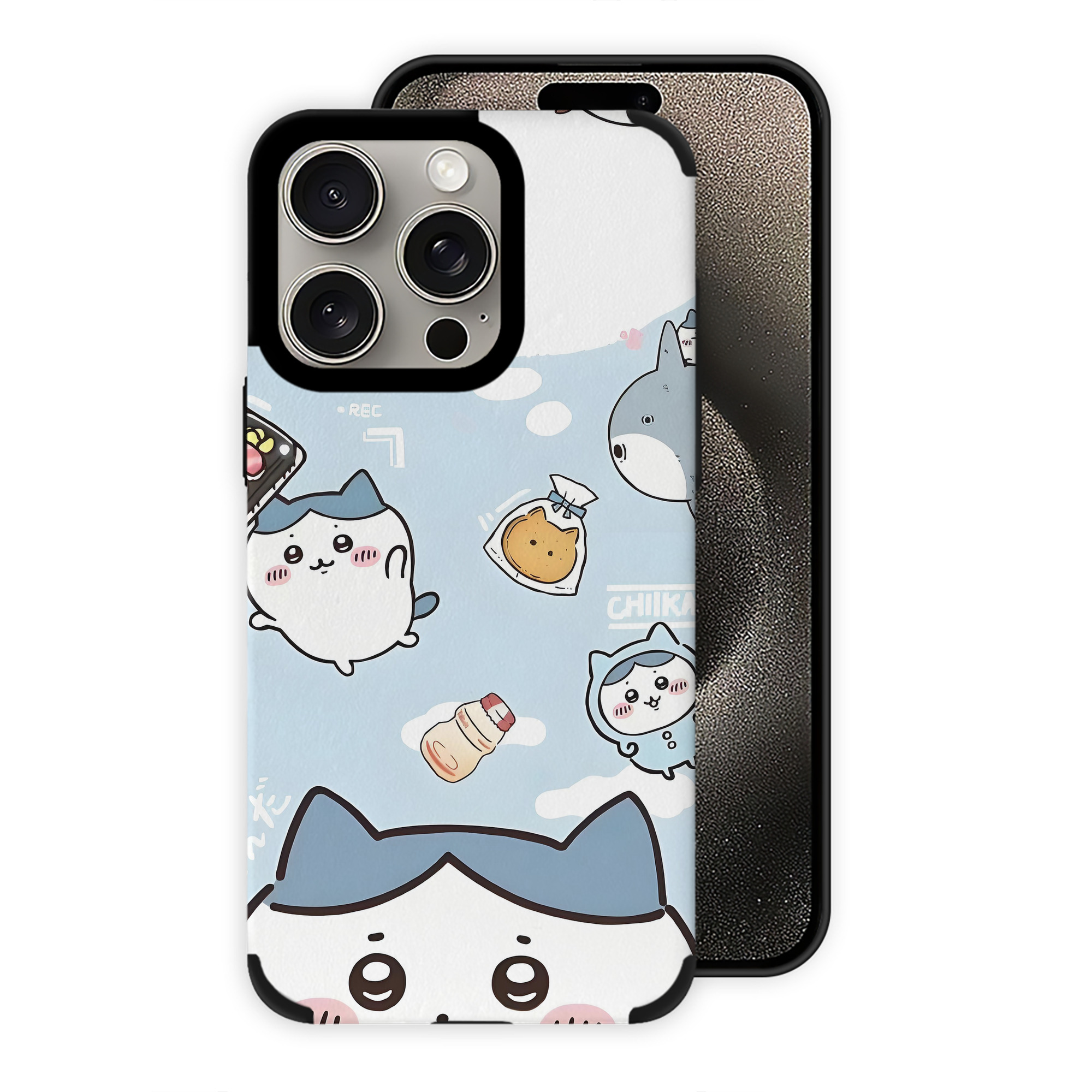 （画像用） ちいかわ Chii-kawa 【iPhone15ProMax対応】 PUレザー スマホケース 耐衝撃＆黄変防止