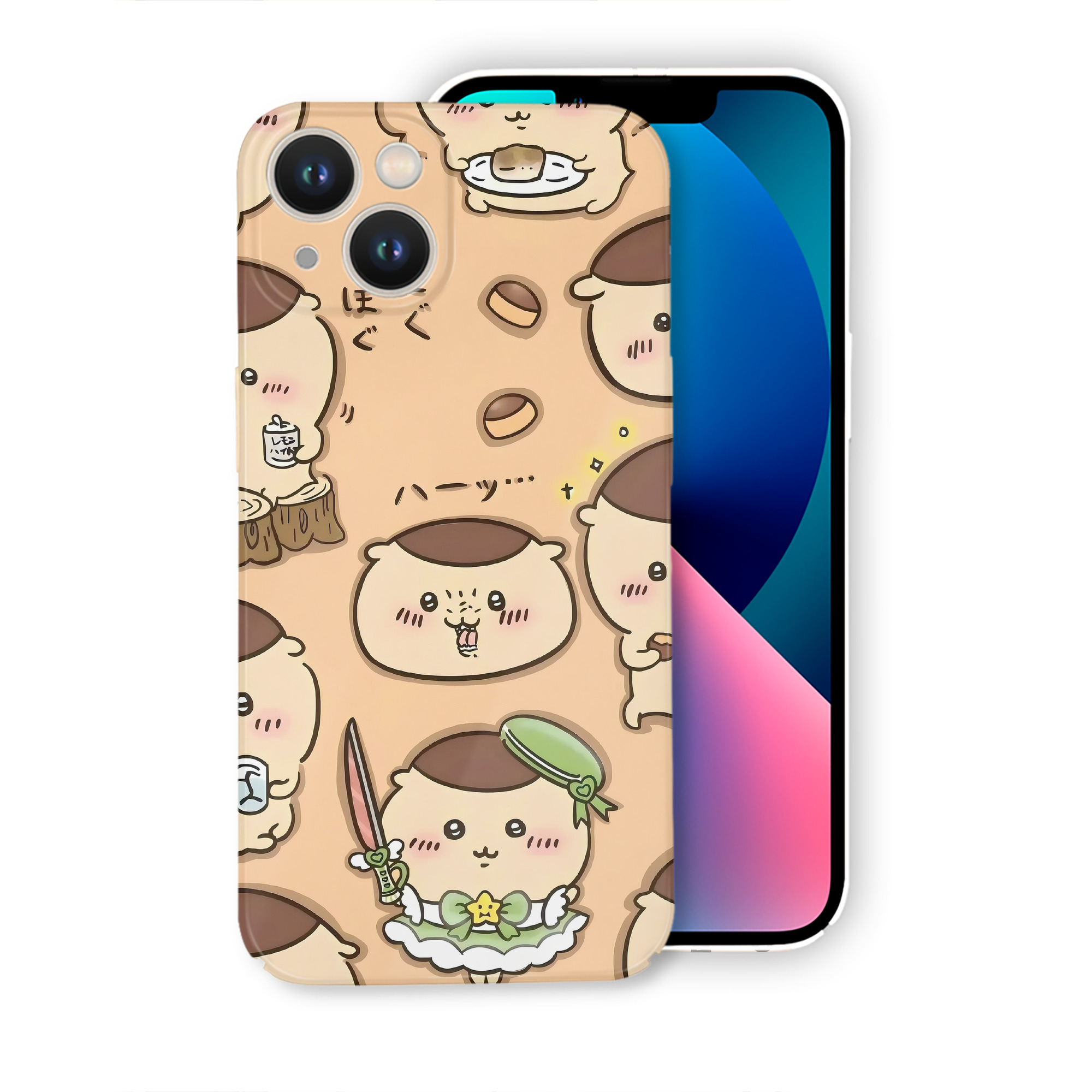 （画像用） ちいかわ Chii-kawa 【iPhone 14シリーズ対応】ハードケース