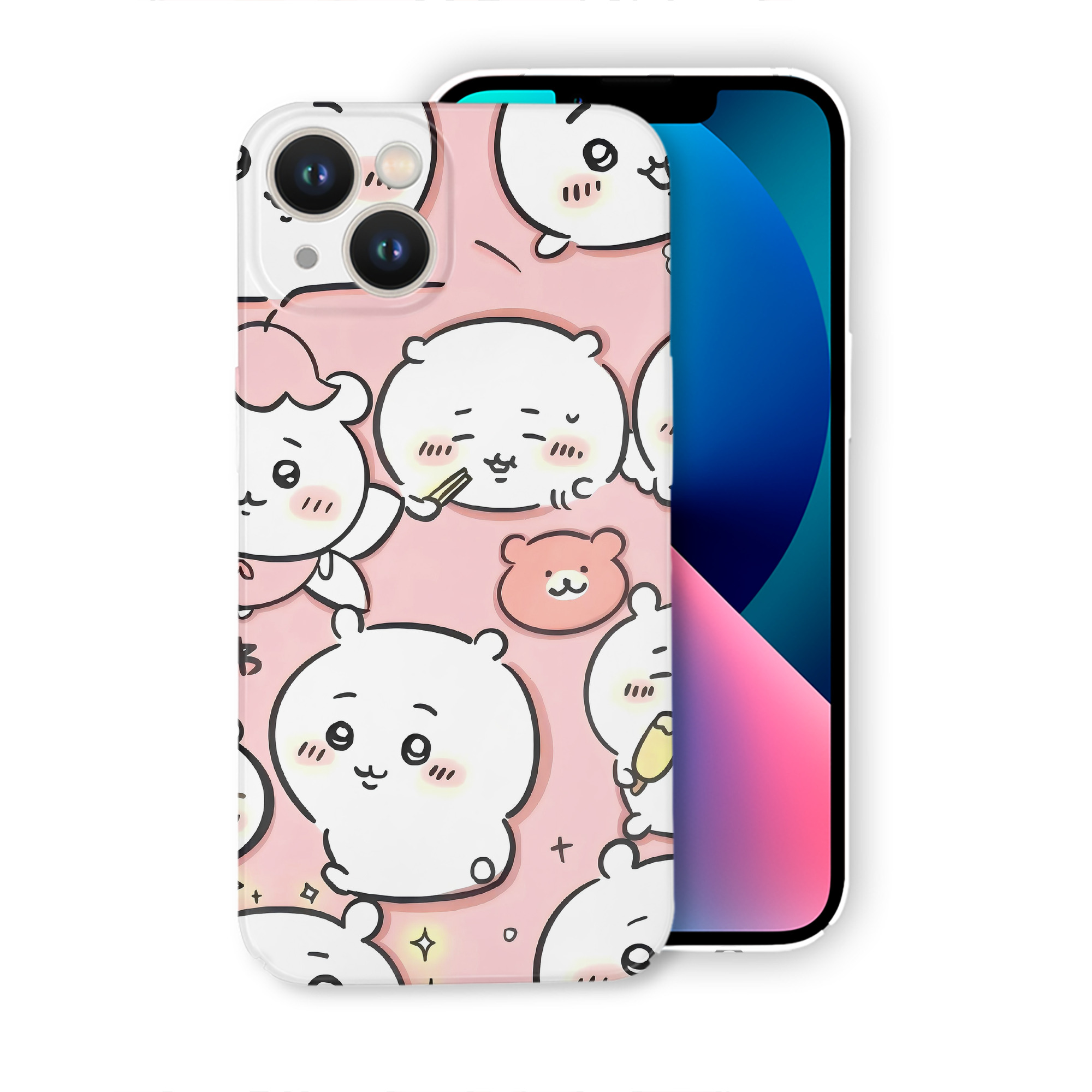 （画像用） ちいかわ Chii-kawa 【iPhone 14シリーズ対応】ハードケース
