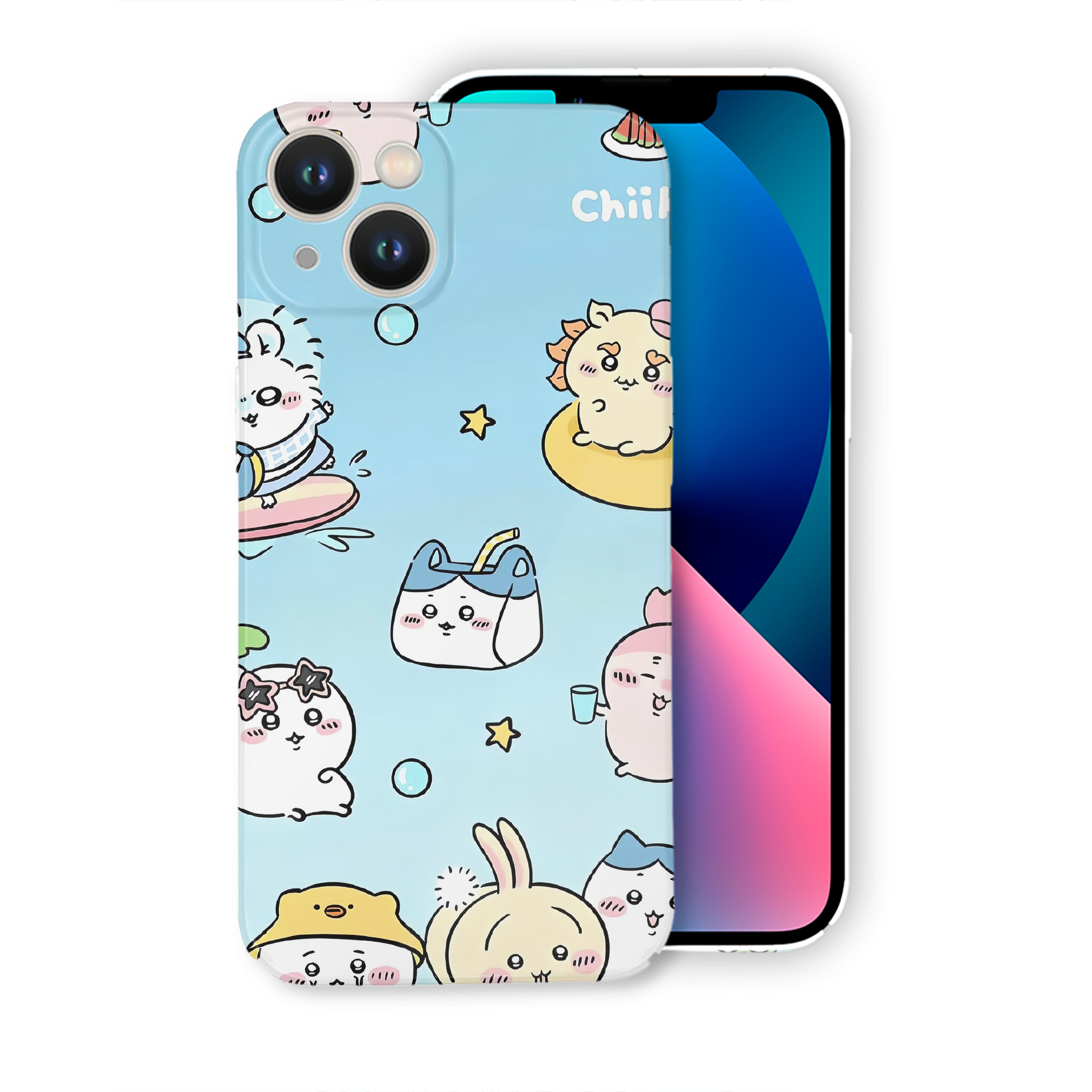（画像用） ちいかわ Chii-kawa 【iPhone 14シリーズ対応】ハードケース