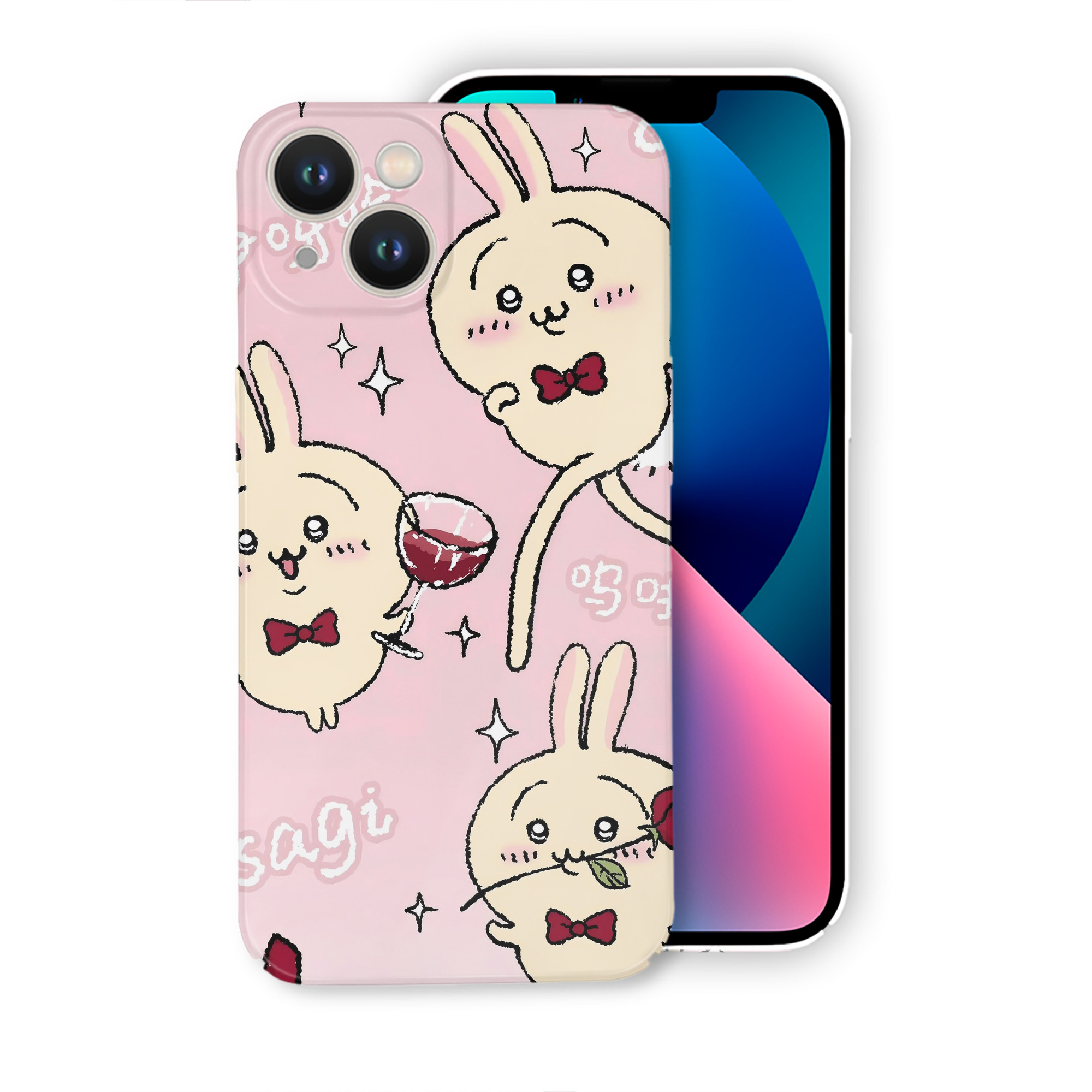 （画像用） ちいかわ Chii-kawa 【iPhone 14シリーズ対応】ハードケース