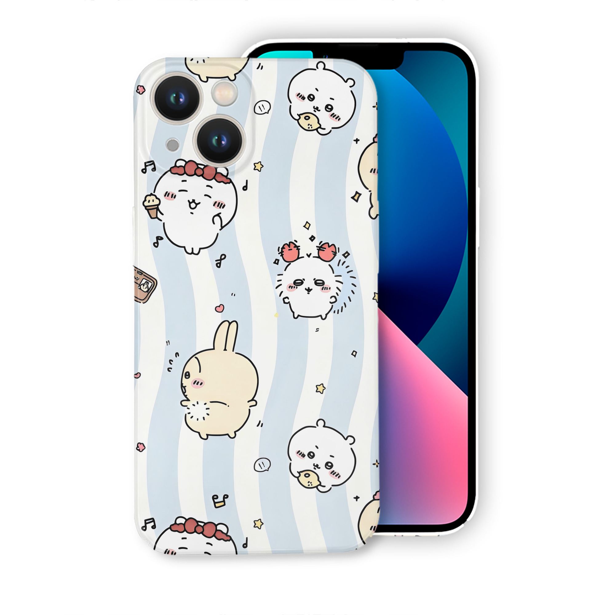 （画像用） ちいかわ Chii-kawa 【iPhone 14シリーズ対応】ハードケース