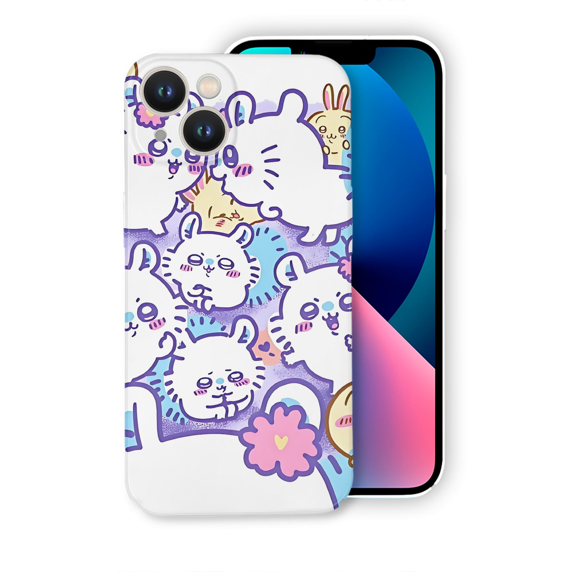 （画像用） ちいかわ Chii-kawa 【iPhone 14シリーズ対応】ハードケース