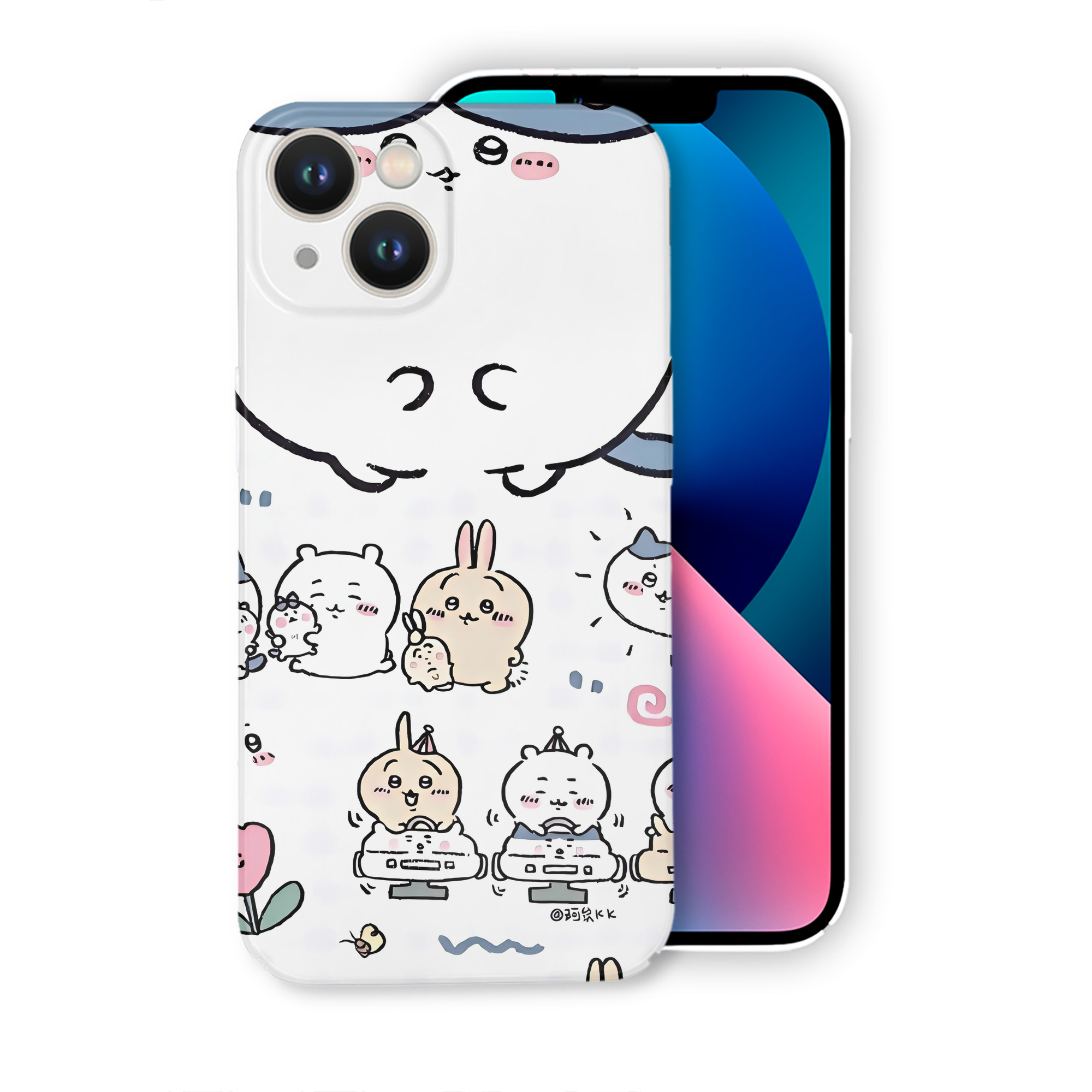 （画像用） ちいかわ Chii-kawa 【iPhone 14シリーズ対応】ハードケース