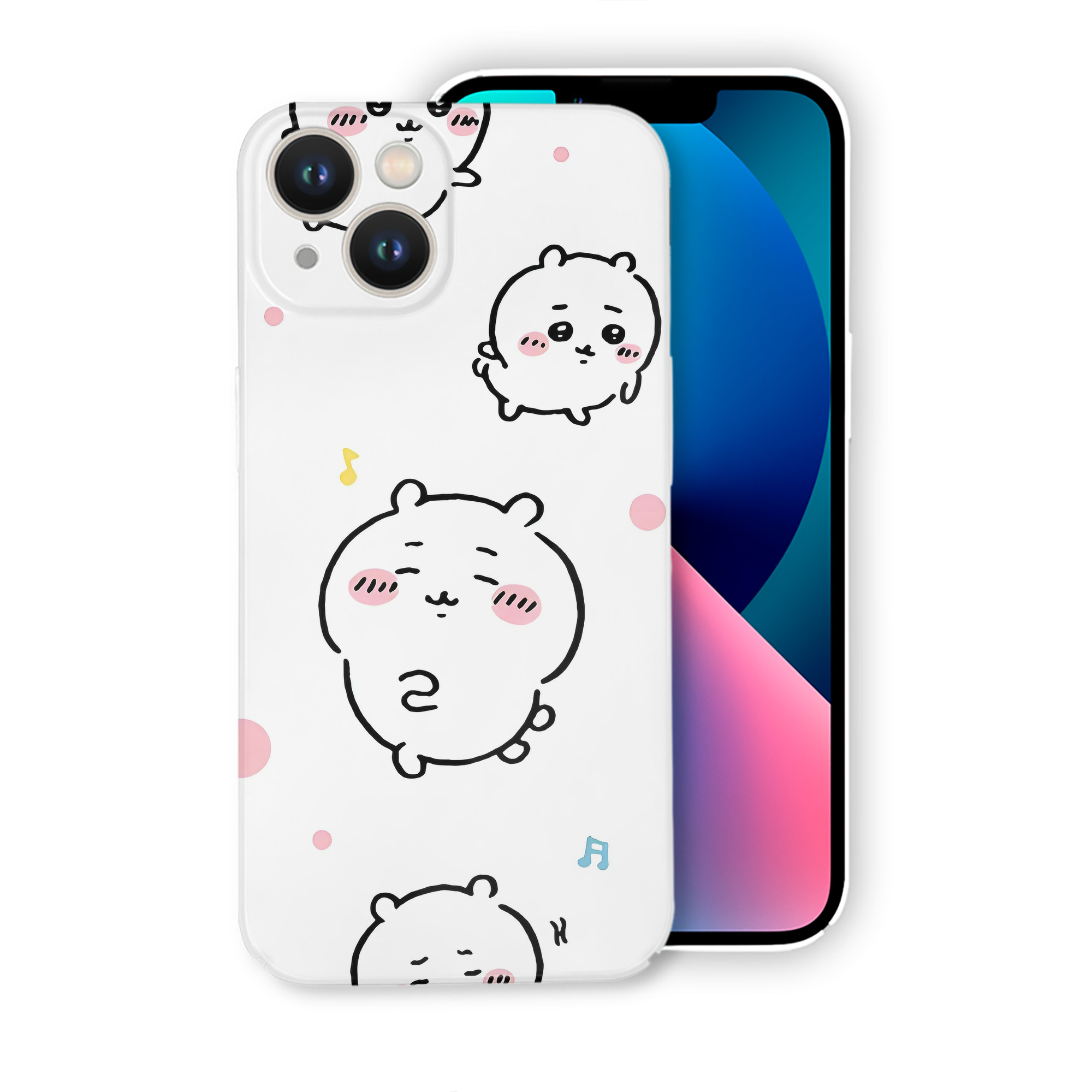 （画像用） ちいかわ Chii-kawa 【iPhone 14シリーズ対応】ハードケース