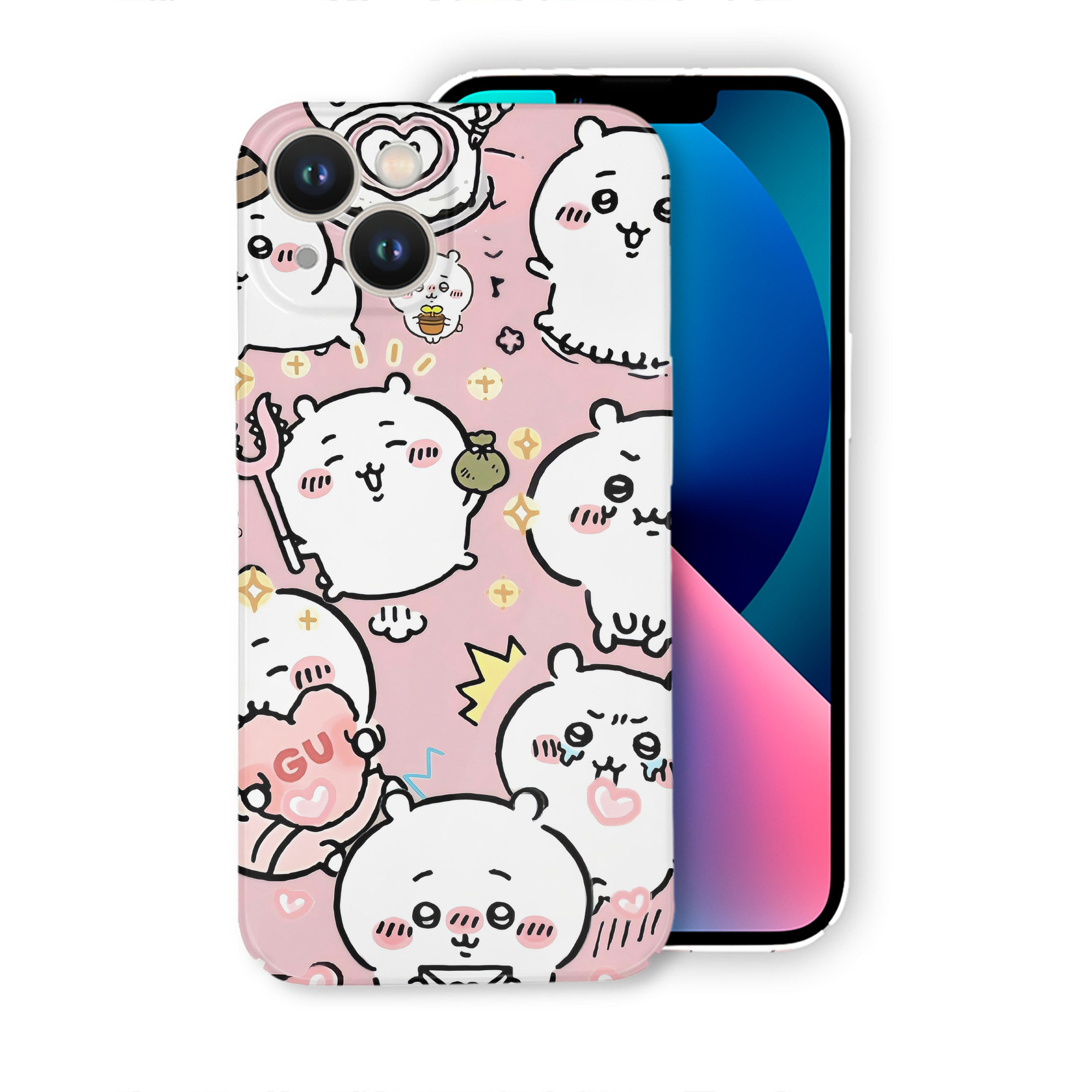 （画像用） ちいかわ Chii-kawa 【iPhone 14シリーズ対応】ハードケース