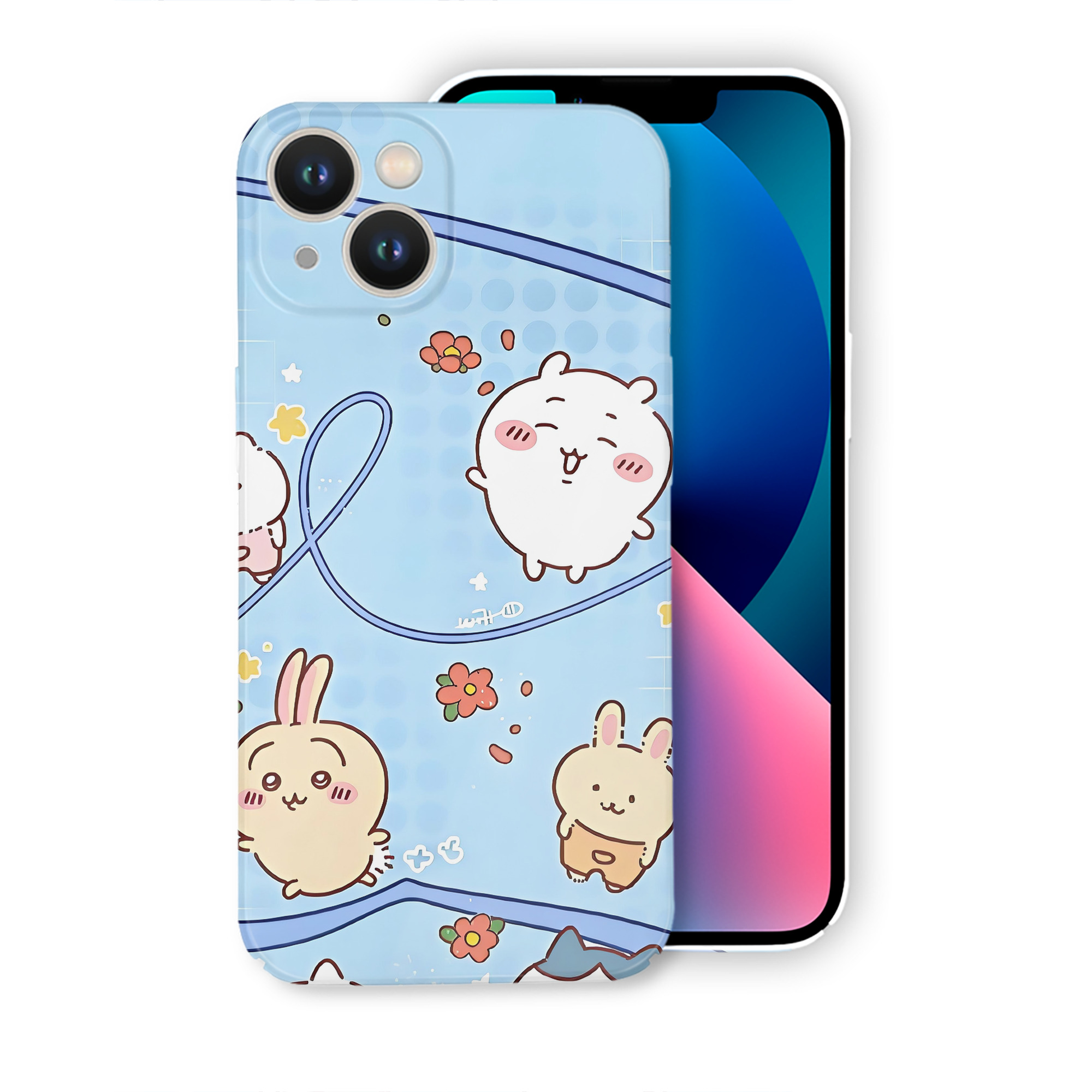 （画像用） ちいかわ Chii-kawa 【iPhone 14シリーズ対応】ハードケース