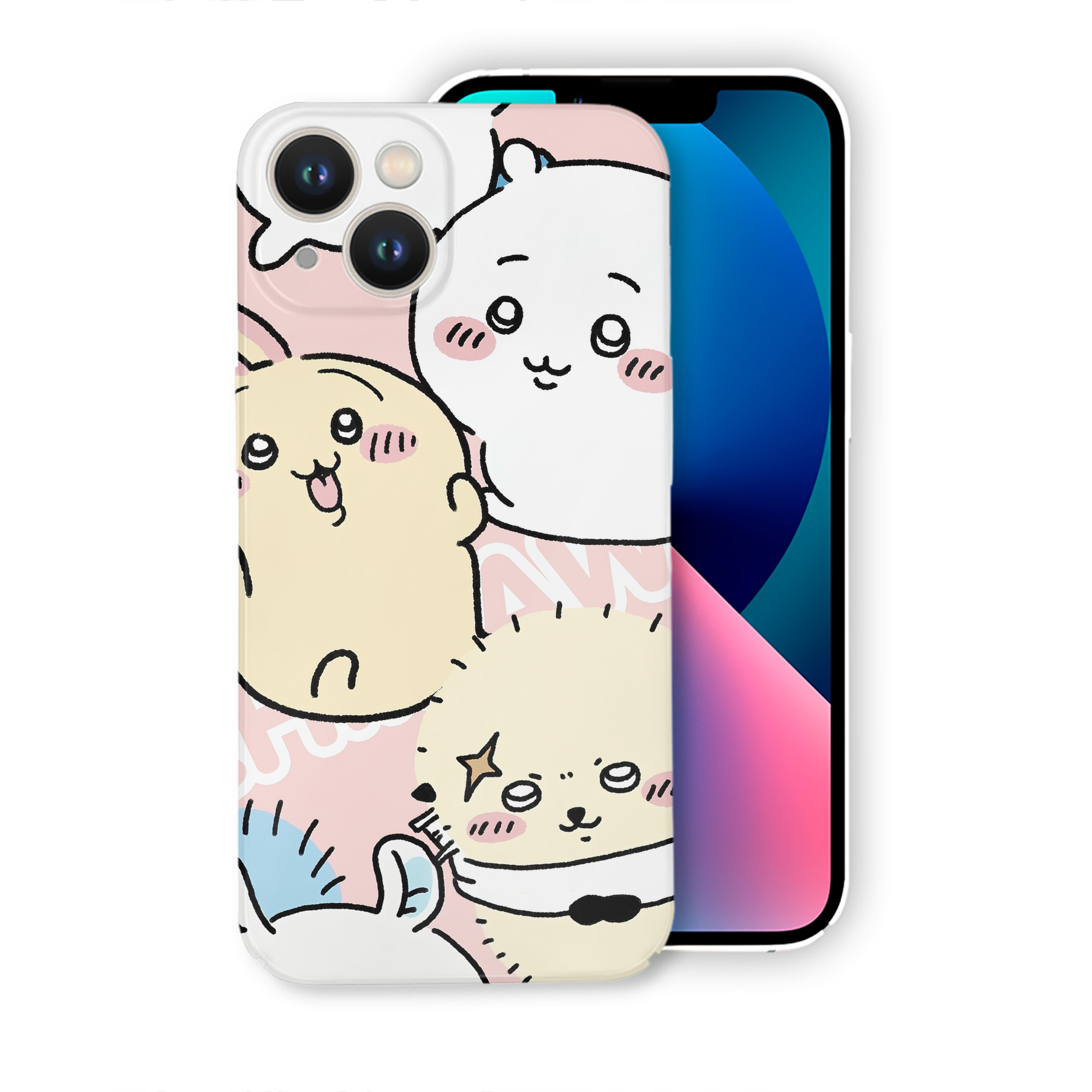 （画像用） ちいかわ Chii-kawa 【iPhone 14シリーズ対応】ハードケース