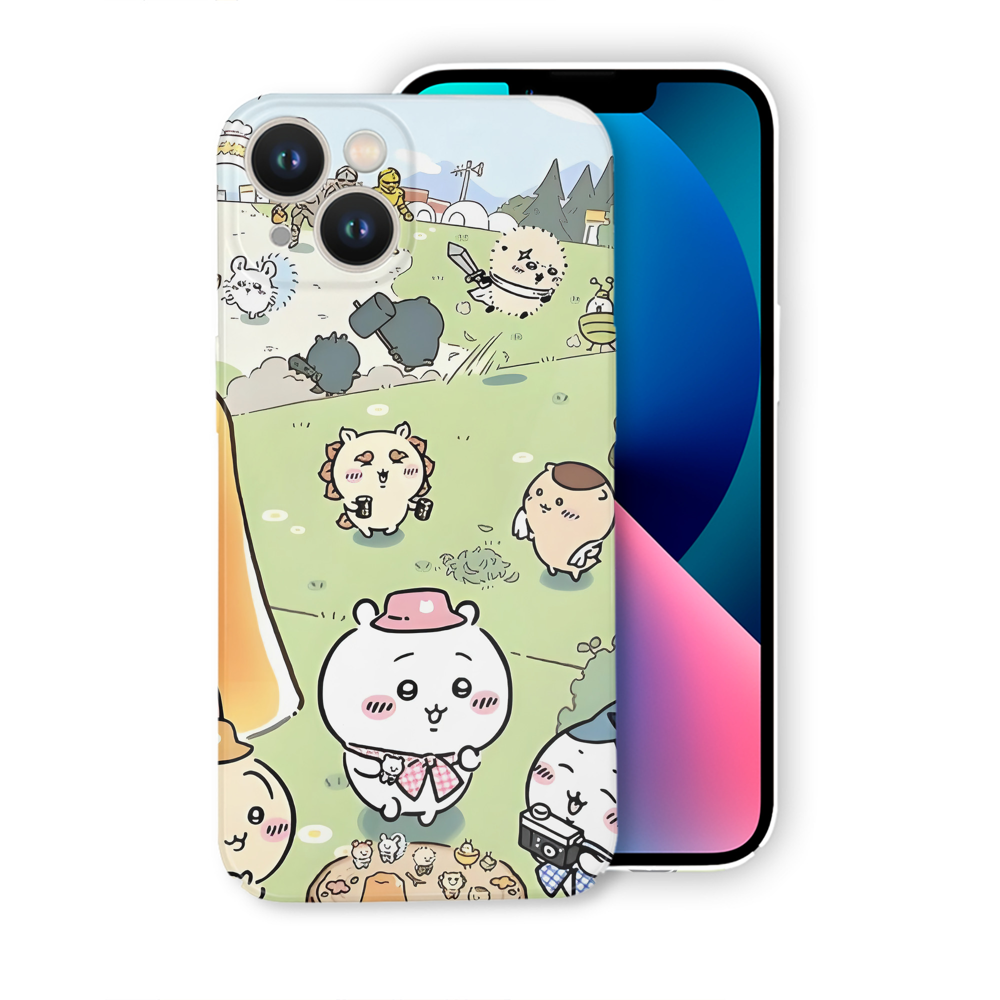 （画像用） ちいかわ Chii-kawa 【iPhone 14シリーズ対応】ハードケース
