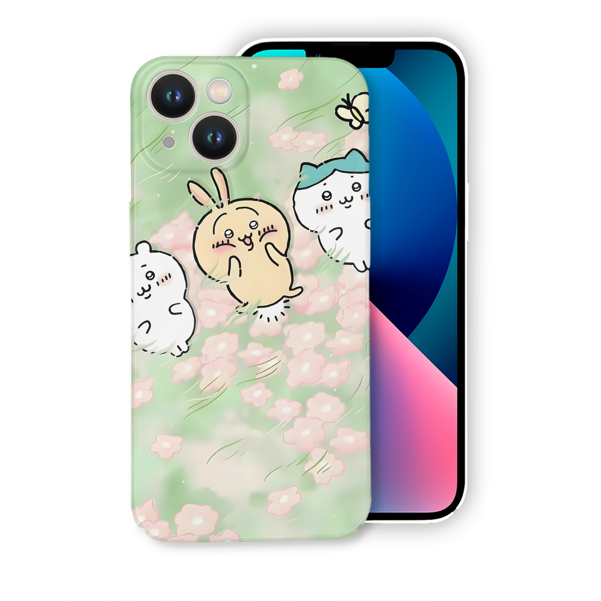 （画像用） ちいかわ Chii-kawa 【iPhone 14シリーズ対応】ハードケース