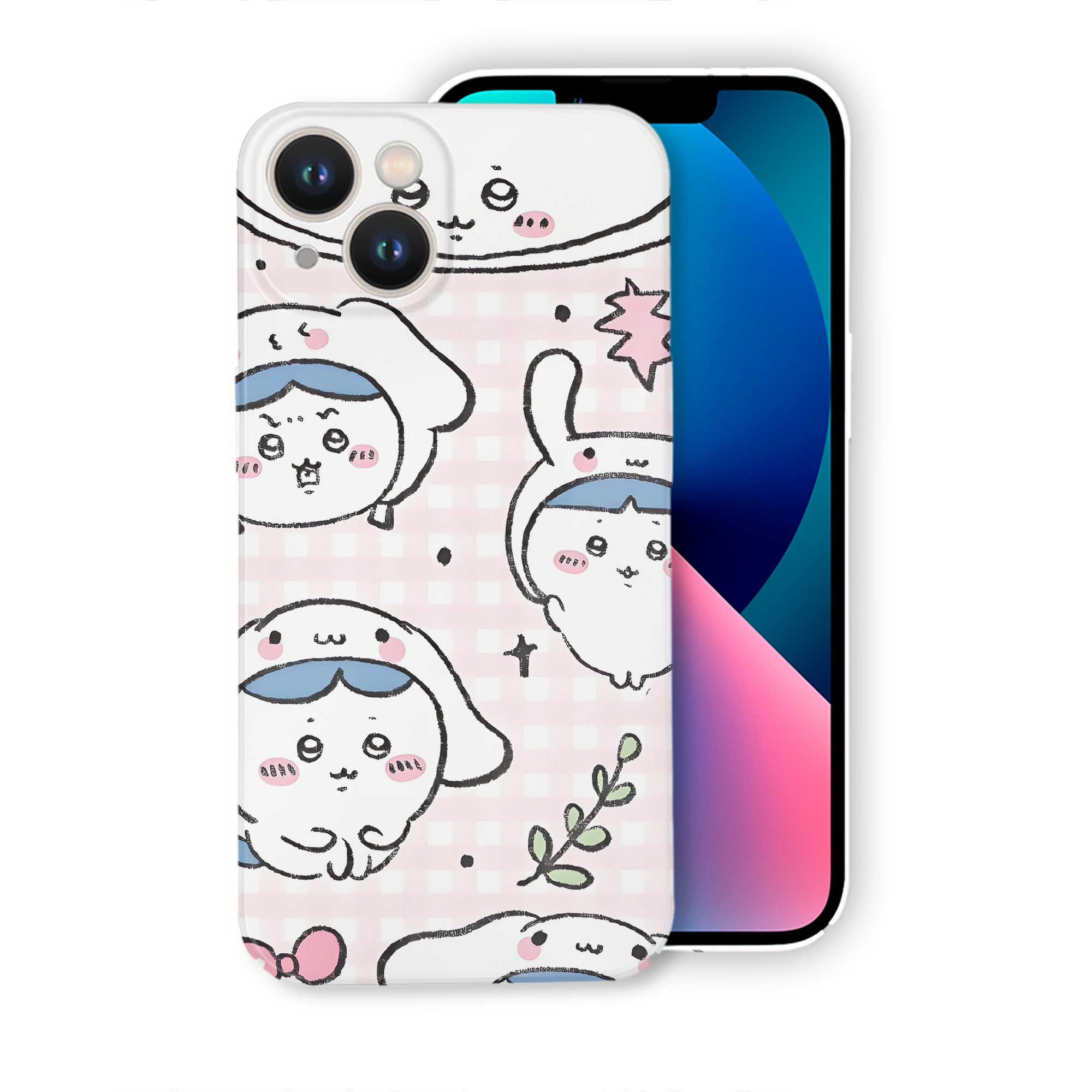 （画像用） ちいかわ Chii-kawa 【iPhone 14シリーズ対応】ハードケース