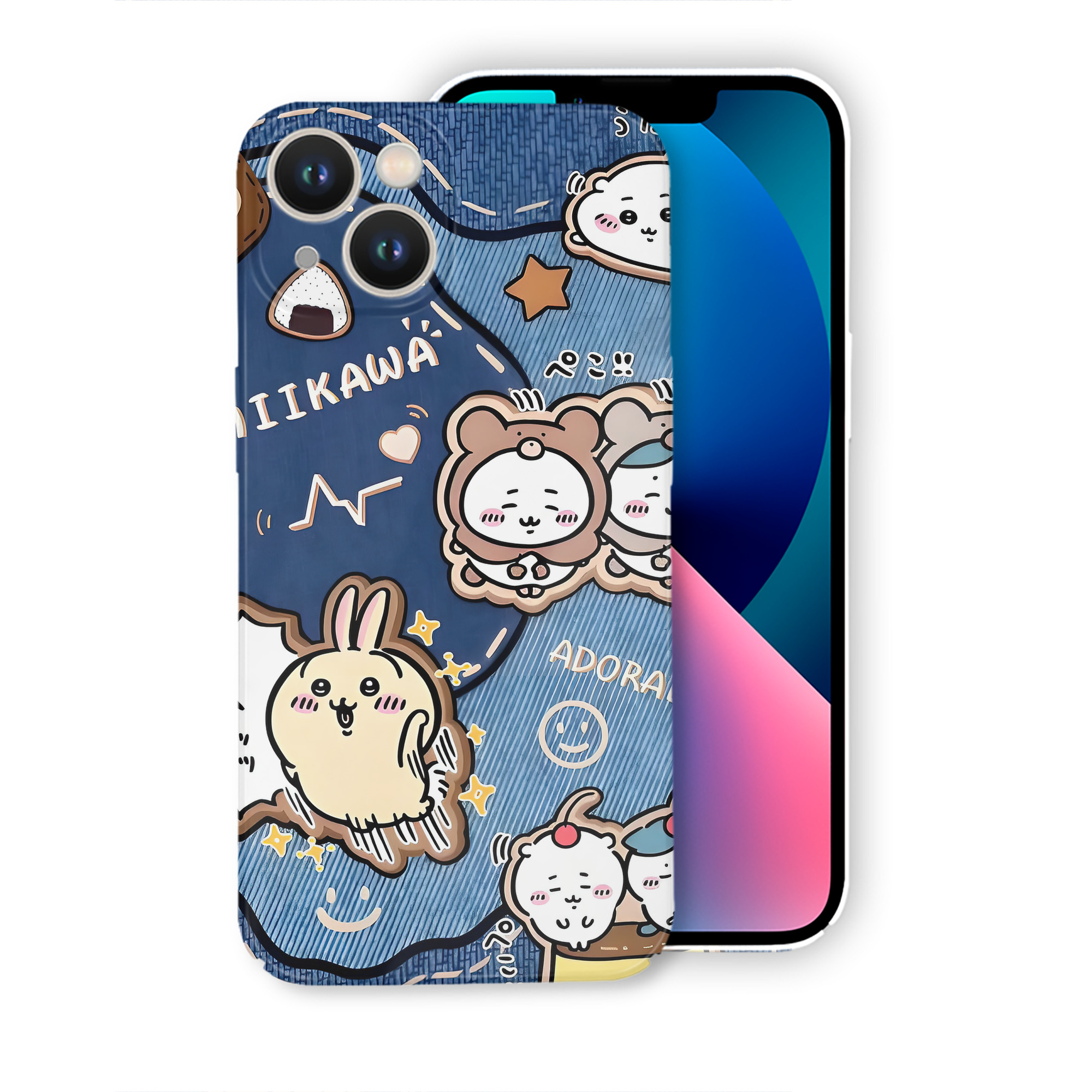 （画像用） ちいかわ Chii-kawa 【iPhone 14シリーズ対応】ハードケース