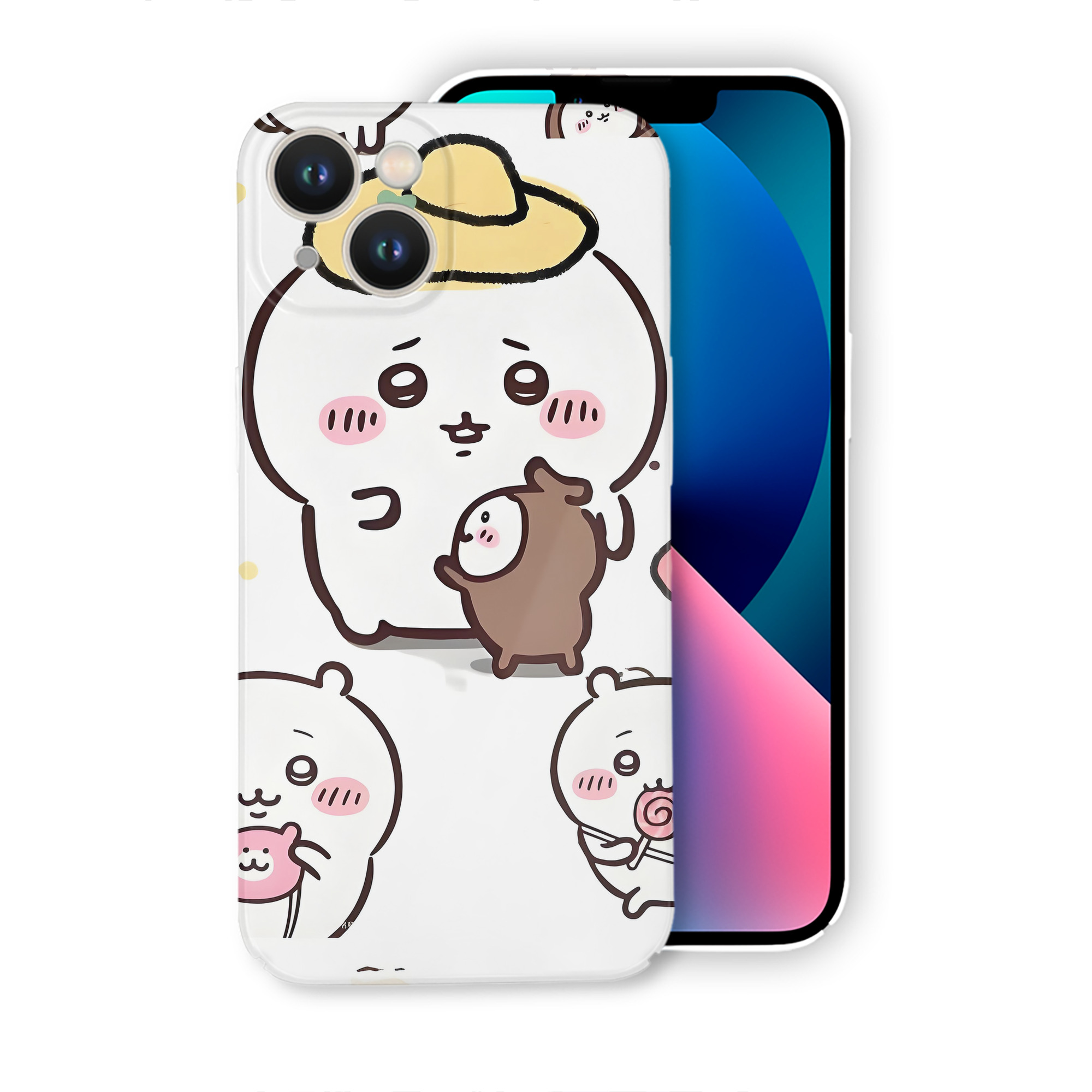 （画像用） ちいかわ Chii-kawa 【iPhone 14シリーズ対応】ハードケース