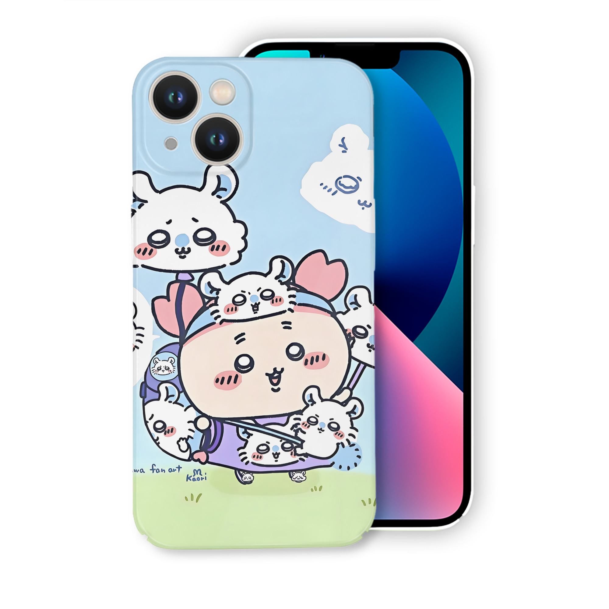 （画像用） ちいかわ Chii-kawa 【iPhone 14シリーズ対応】ハードケース